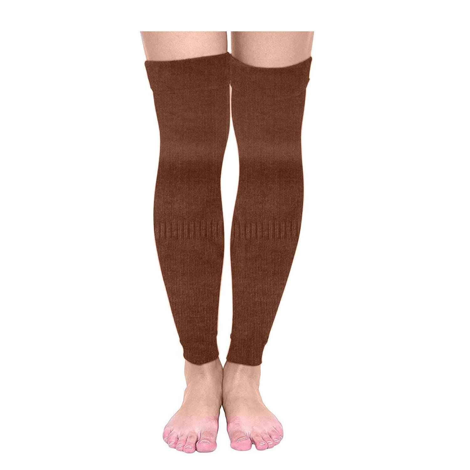 Dressify� - Soft and Elasticity Woollen Knee Warmer Support Warmer for Men & Women- Brown 1 Pair (B08HY15TSN) Amazon Price History, Amazon Price Tracker