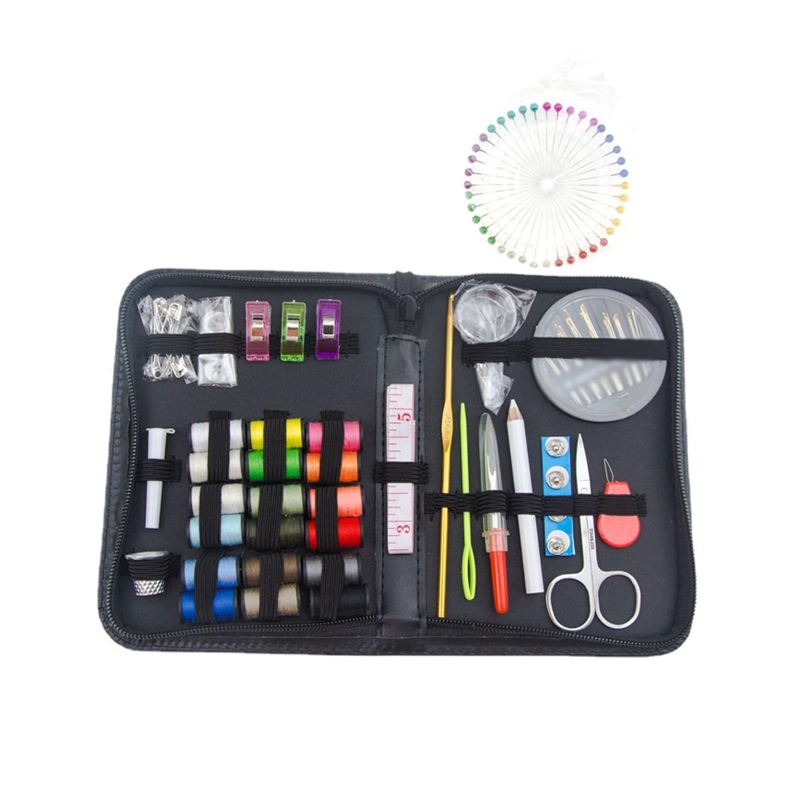 Caja de Costura casera Kit de Costura Kit de Bricolaje para el hogar Aguja e Hilo de Viaje