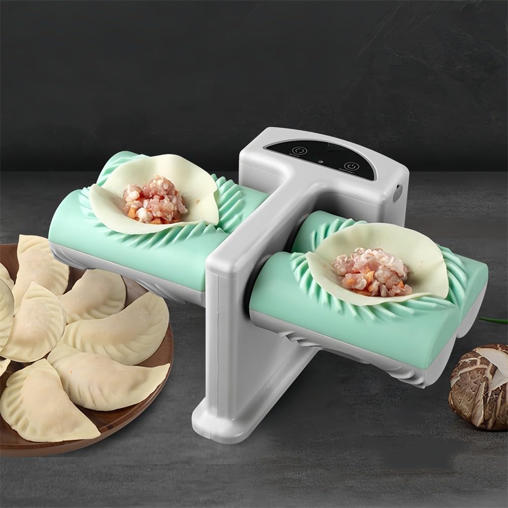 per Ravioli Automatica Doppia Dispositivo Cucina per casa 24.5x17cm per verde(B)