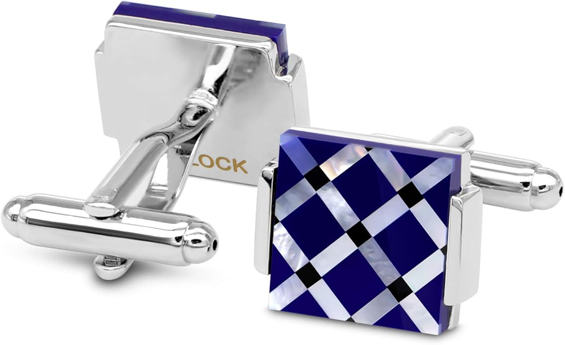 Mancornas de nácar y ónix para hombre VIILOCK miniatura 2