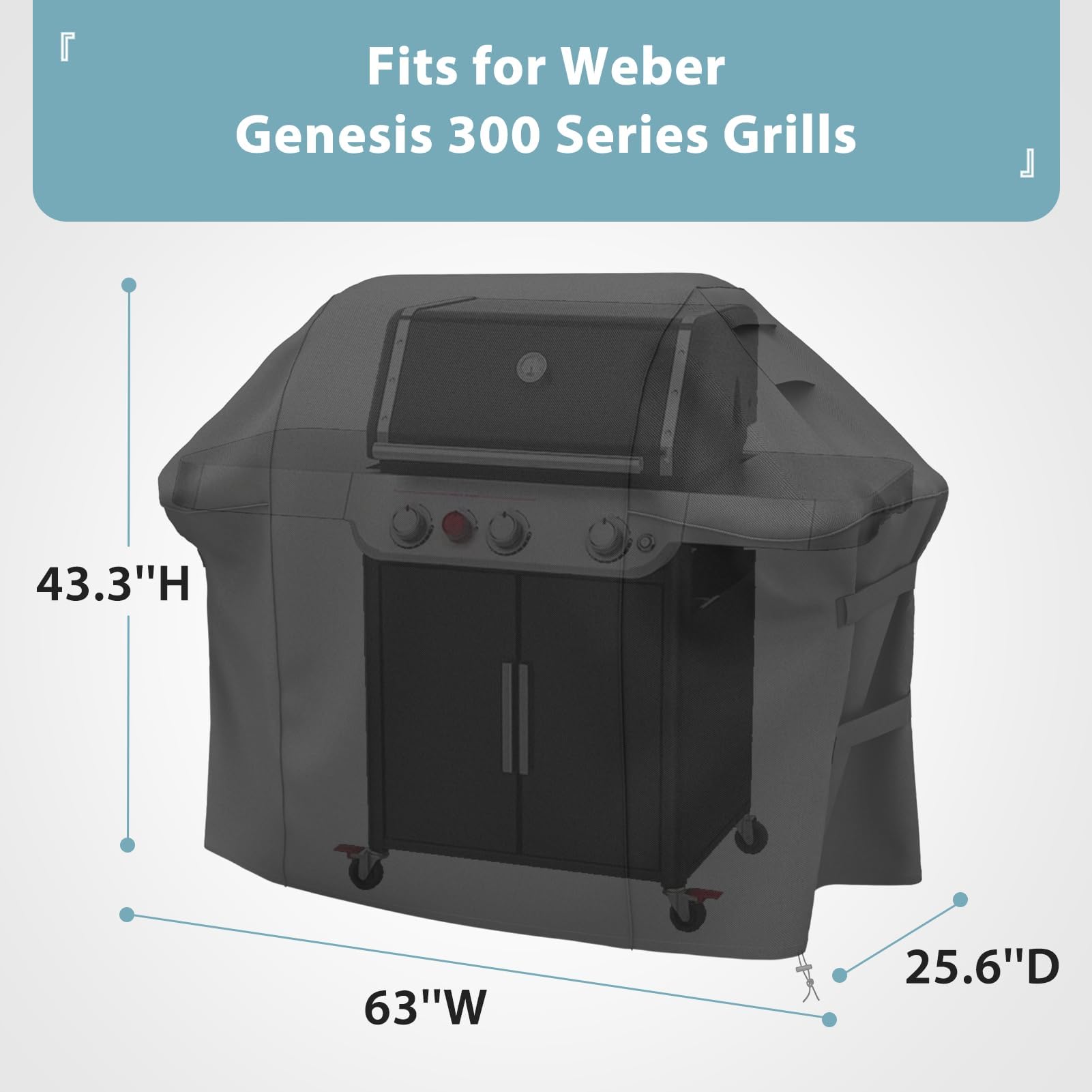 RT-162086‼️ Amazon.com : SHINESTAR 600D Oxford Grill Cover for Weber 300