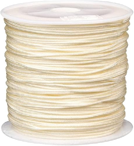 Cordón de nudo chino de 26 colores para 49 yardas 0.031 in Nylon rebordear cuerda cuerda de nylon ornamento hilo trenzado cuerda anudada