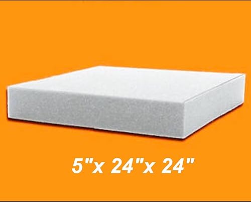 Miniatura 3 de BayTrim - Cojín de espuma para tapicería de alta densidad (1844) de 5 x 24 x 24 pulgadas (hoja de tapicería, acolchado de espuma)