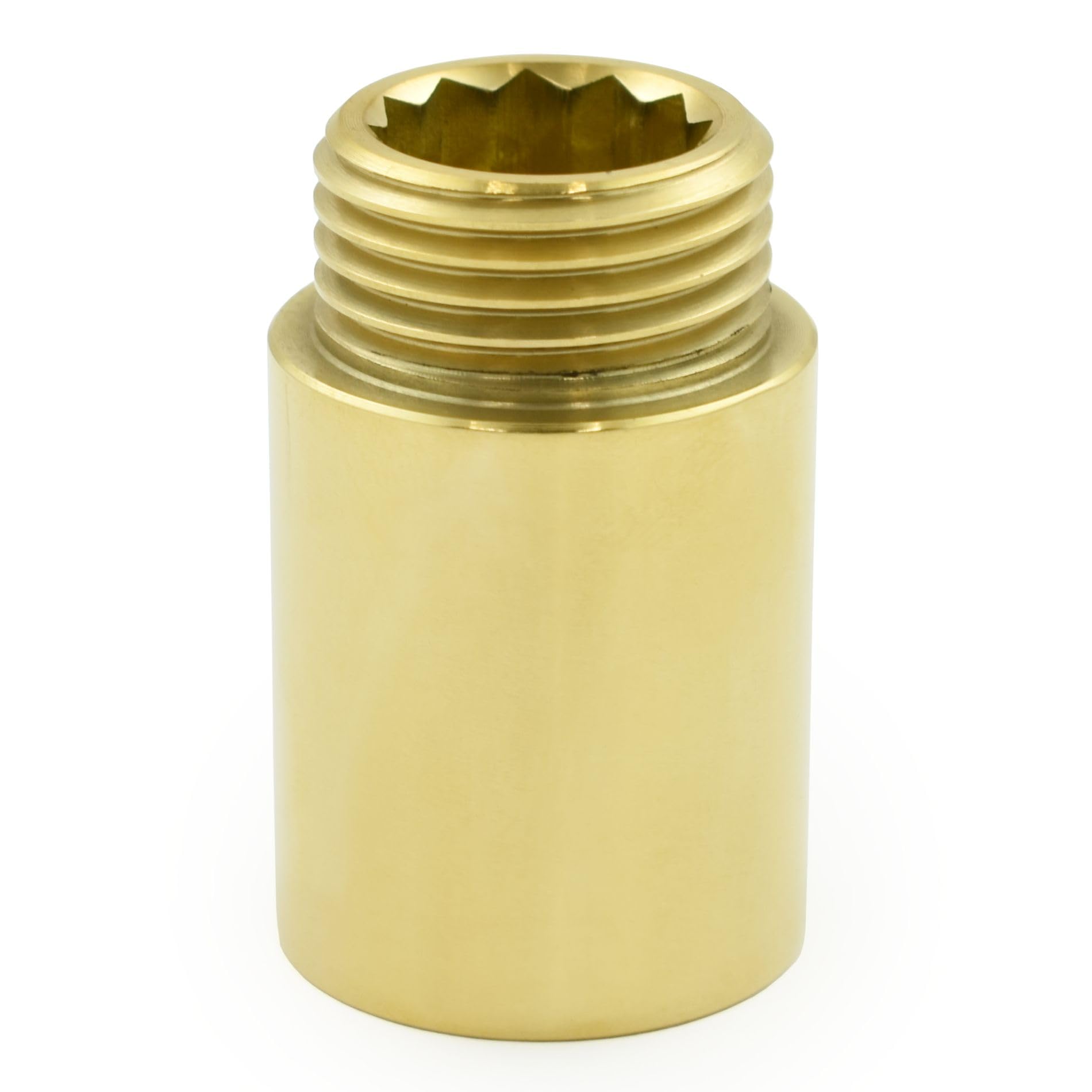 Hot Flow Unlacquered Brass | 30Mm Rigid Radiator Valve Extensions 1/2 Inch Bsp –