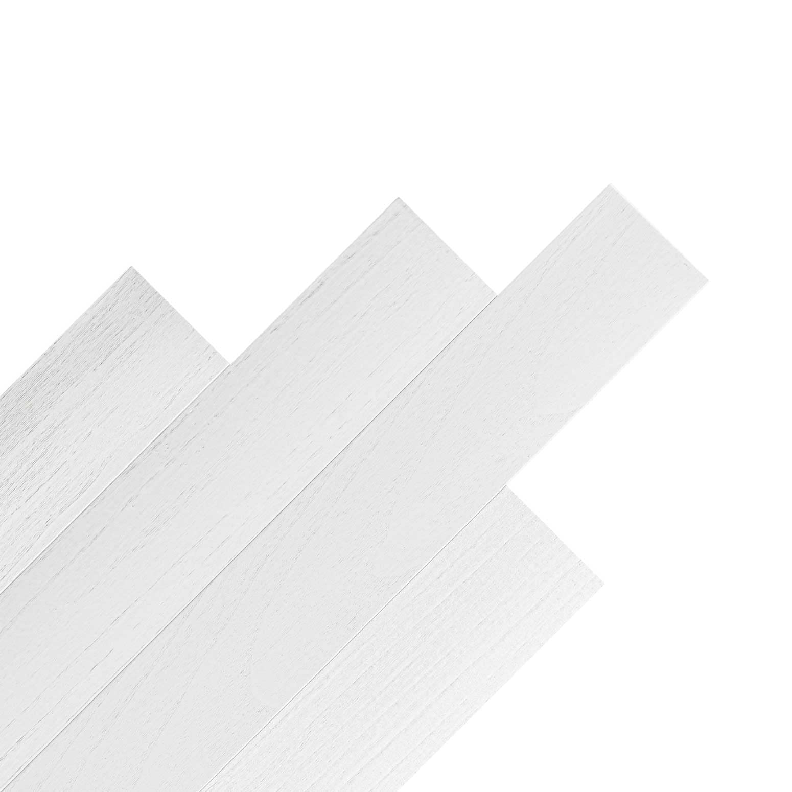 Luxdecor Real Wood Planks for Wall- White Shiplap Boards 5" Peel and Stick Shiplap Boards 10 Pieces Wall Shiplap Planks Board 12.5 Sq Ft