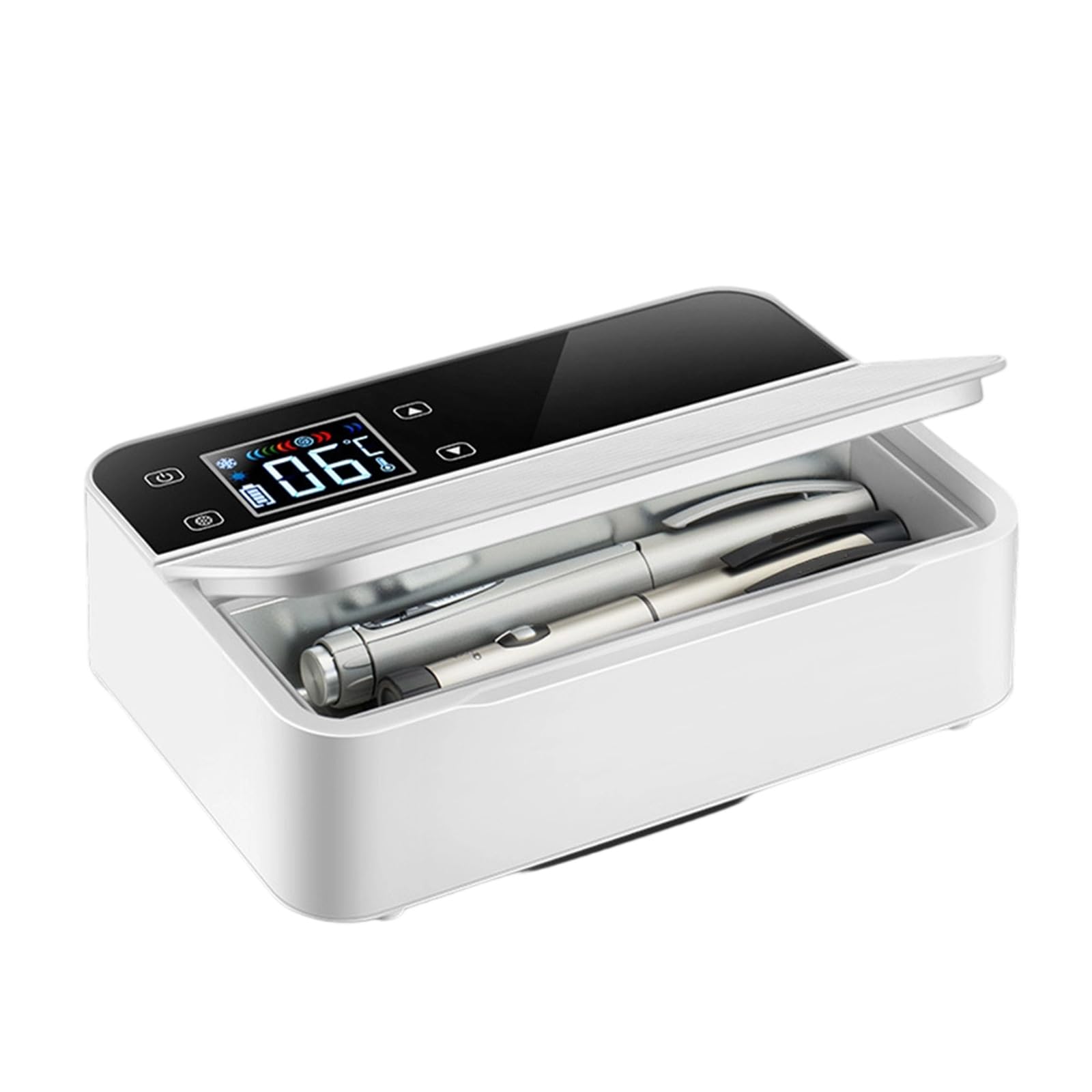 Nasfacbve Small Refrigerator Travel Hormones Cooling Case For Hormones Storage 22dB Quiet Operate For Car Home Travel Use