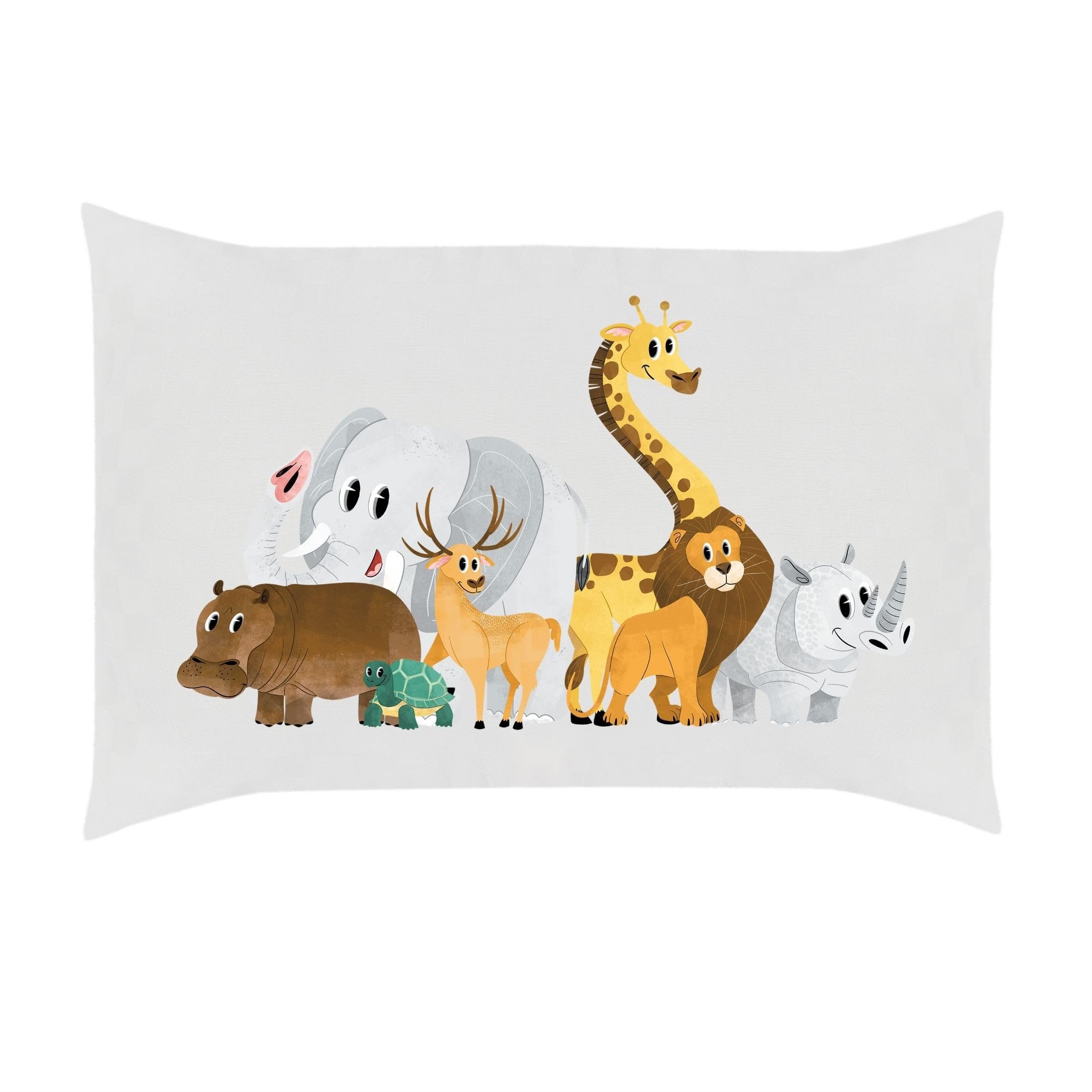 Lujoso Castle Personalized Pillow Set β includes 1 Pillow Insert and 1 Personalized Pillow Cover | Microfiber with Virgin Micro Fill | 100% Cotton Long Staple Cover | 18x28In | White 1