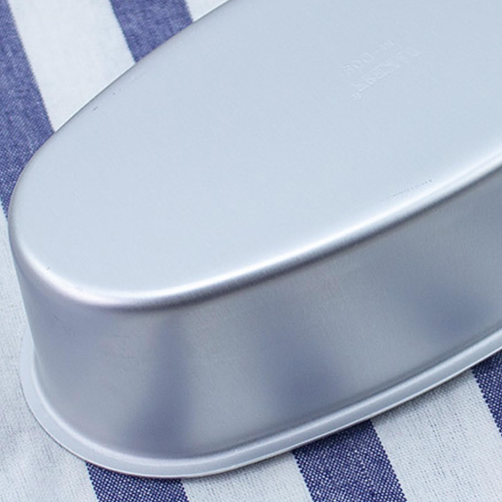 De 6 prácticos moldes para pasteles, moldes para hornear de aleación de aluminio, moldes para pasteles ovalados, moldes para hornear adecuados para postres, utensilios para hornear de aleación de