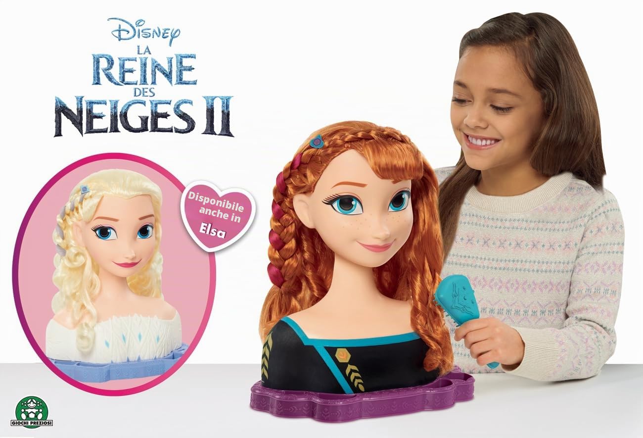 JP Disney Styling FRND7000 Frozen 2 Deluxe Anna Styling Testa, 30x27x16 cm