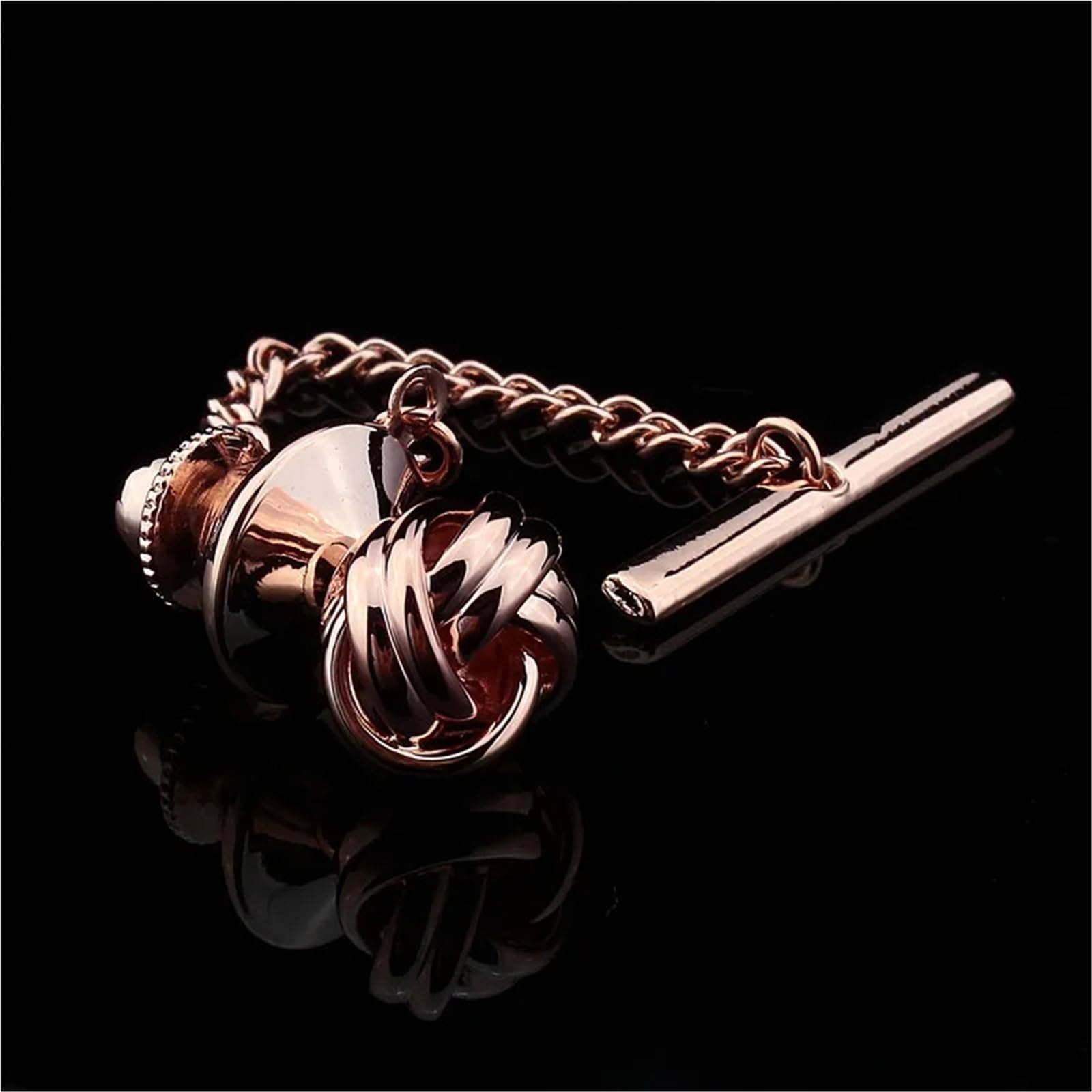 3 pezzi di fermacravatta con nodo in metallo catena, da uomo for matrimonio, gioielli decorativi for cravatte Per Uomo