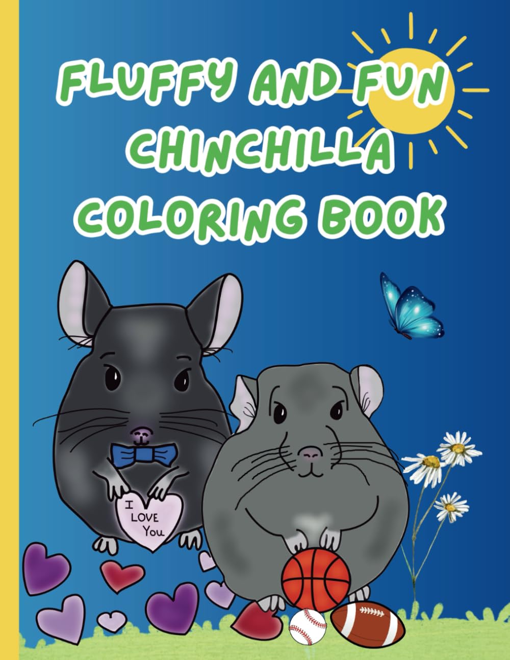 Fluffy and Fun Chinchilla Coloring Book