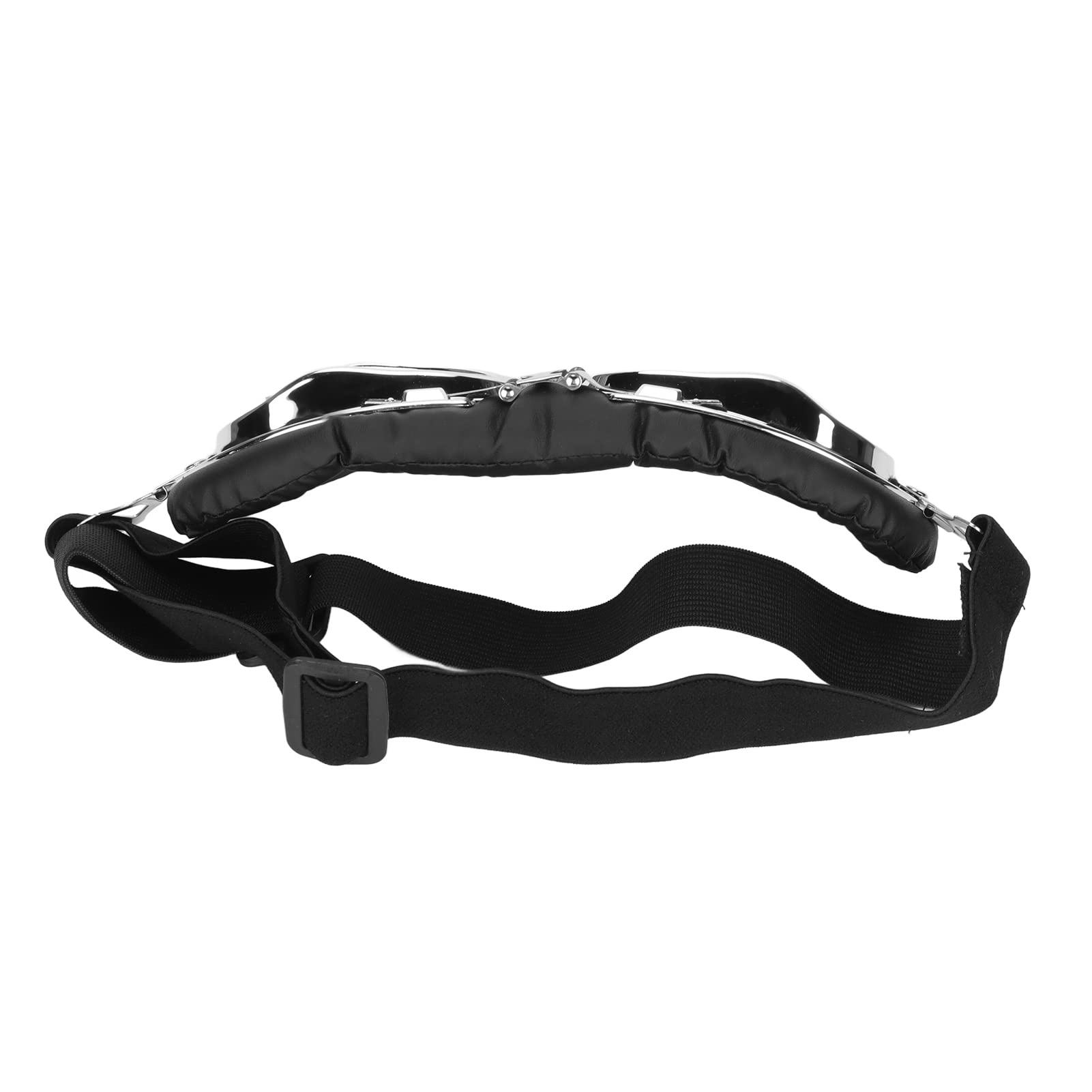 Dog Goggles Dog Eye Sunglasses with Folding e and Elastic Strap for Medium Large Dog 5 Colors (Transparent)
