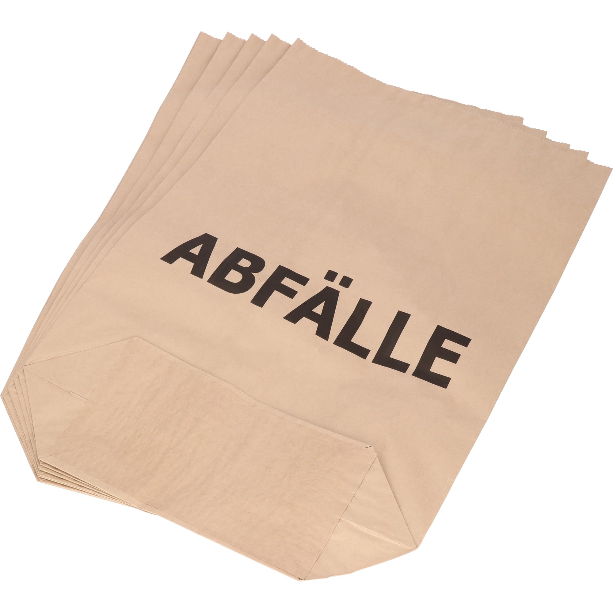 Müllsack 70 l, 55 x 85 cm (B x H), Papier, natronbraun, 25 St./Pack.