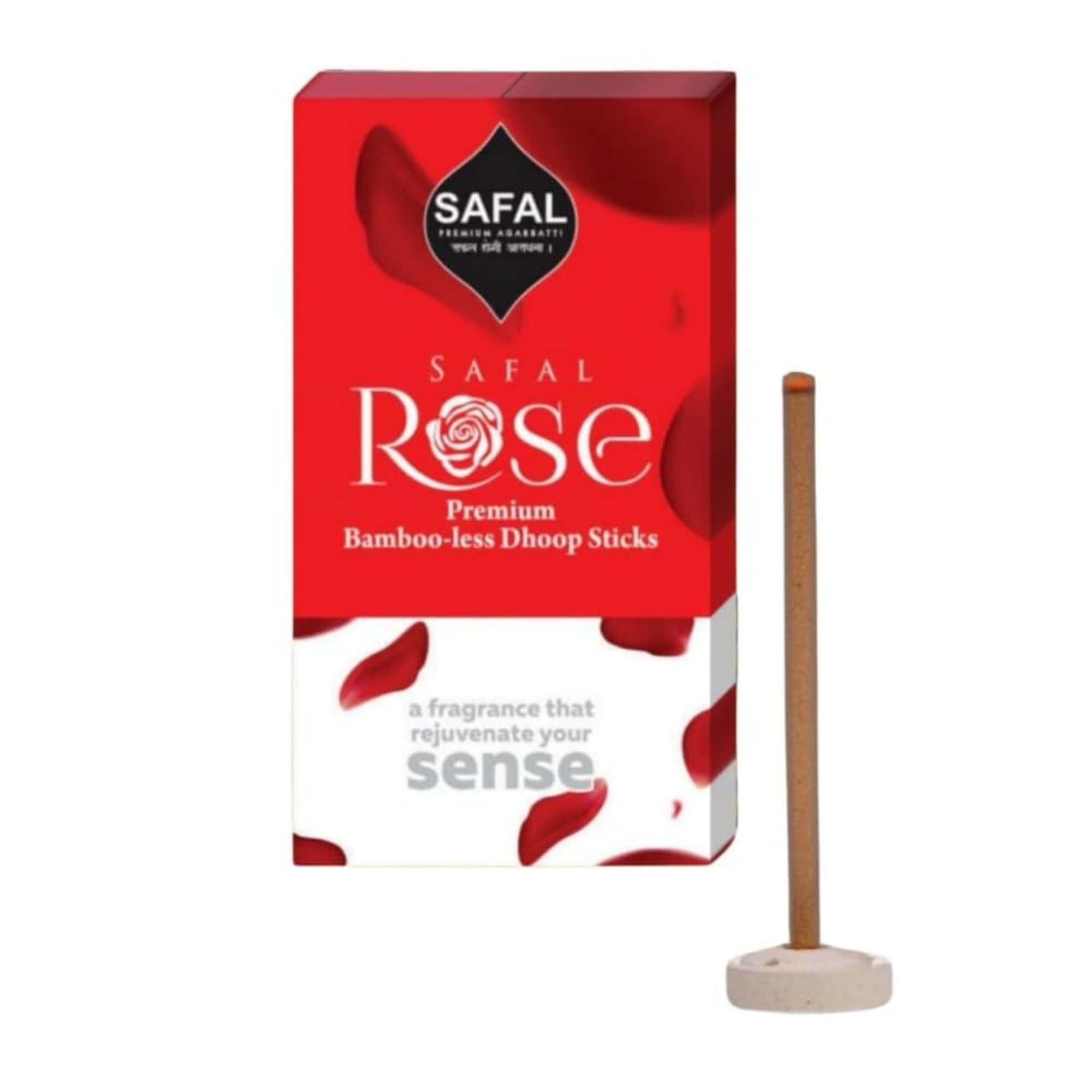 SAFAL Dhoop Sticks for Pooja | 120 Premium Dhoop Sticks | Agarbatti | Long-Lasting Aroma for Pooja & Meditation | Charcoal Free Incense Sticks (Pack of 12) (Rose)-image-28
