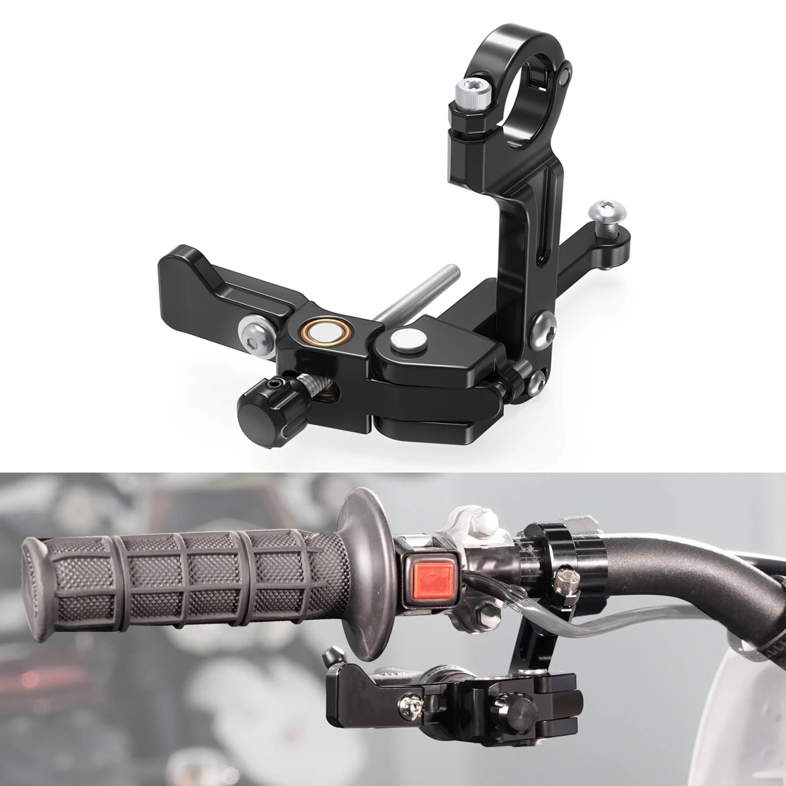 Zestaw linki sprzęgła motocykl Pasuje do EXC 250 EXCF 350 EXC 450 SX 125 SXF 250 SXF 450 XCW TPI 300 22mm lewy kciuk zespół hamulca