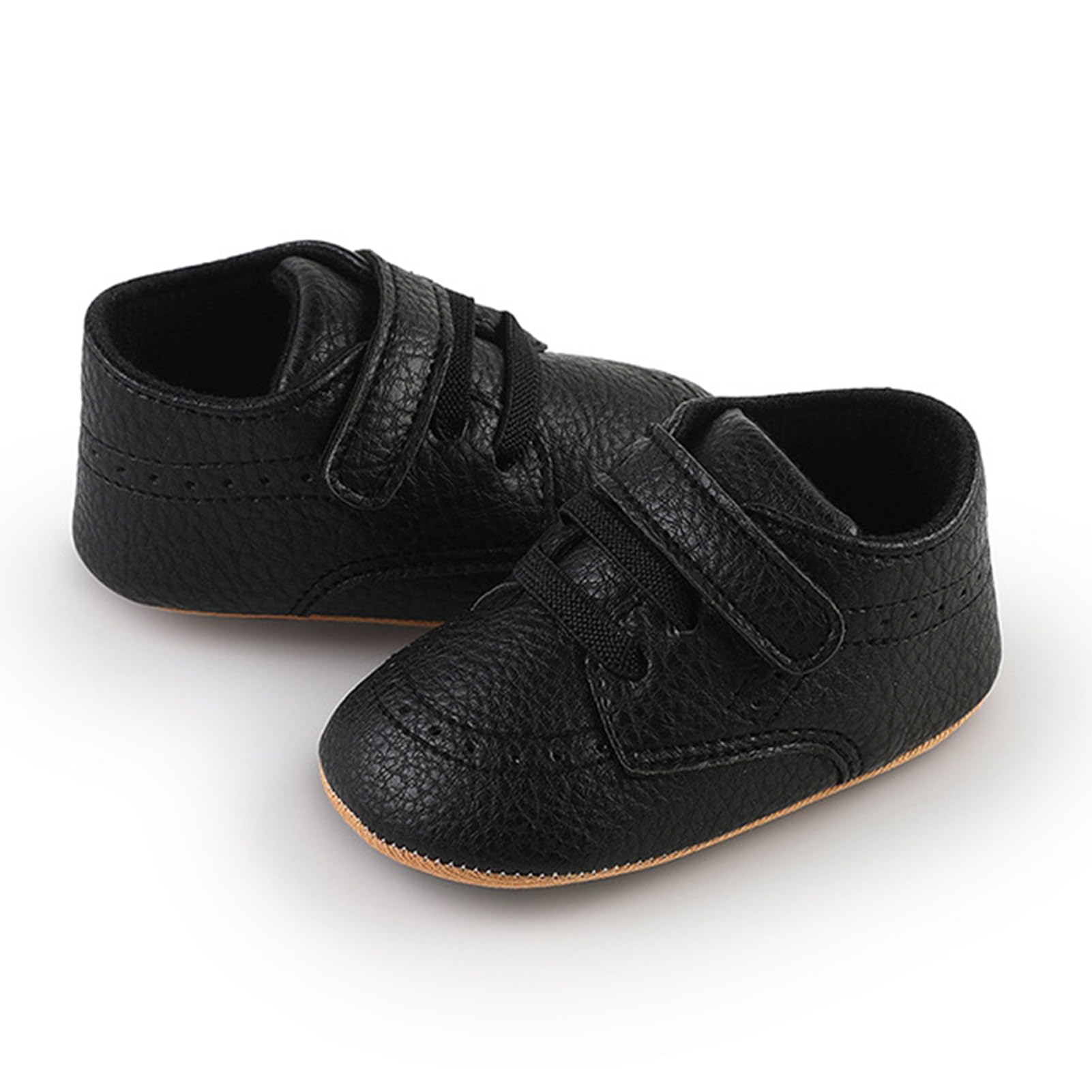 RVROVIC Baby Boys Girls Sneakers Anti-Slip Oxford Loafer Flats Infant Toddler PU Leather Soft Sole Baby Shoes - 5