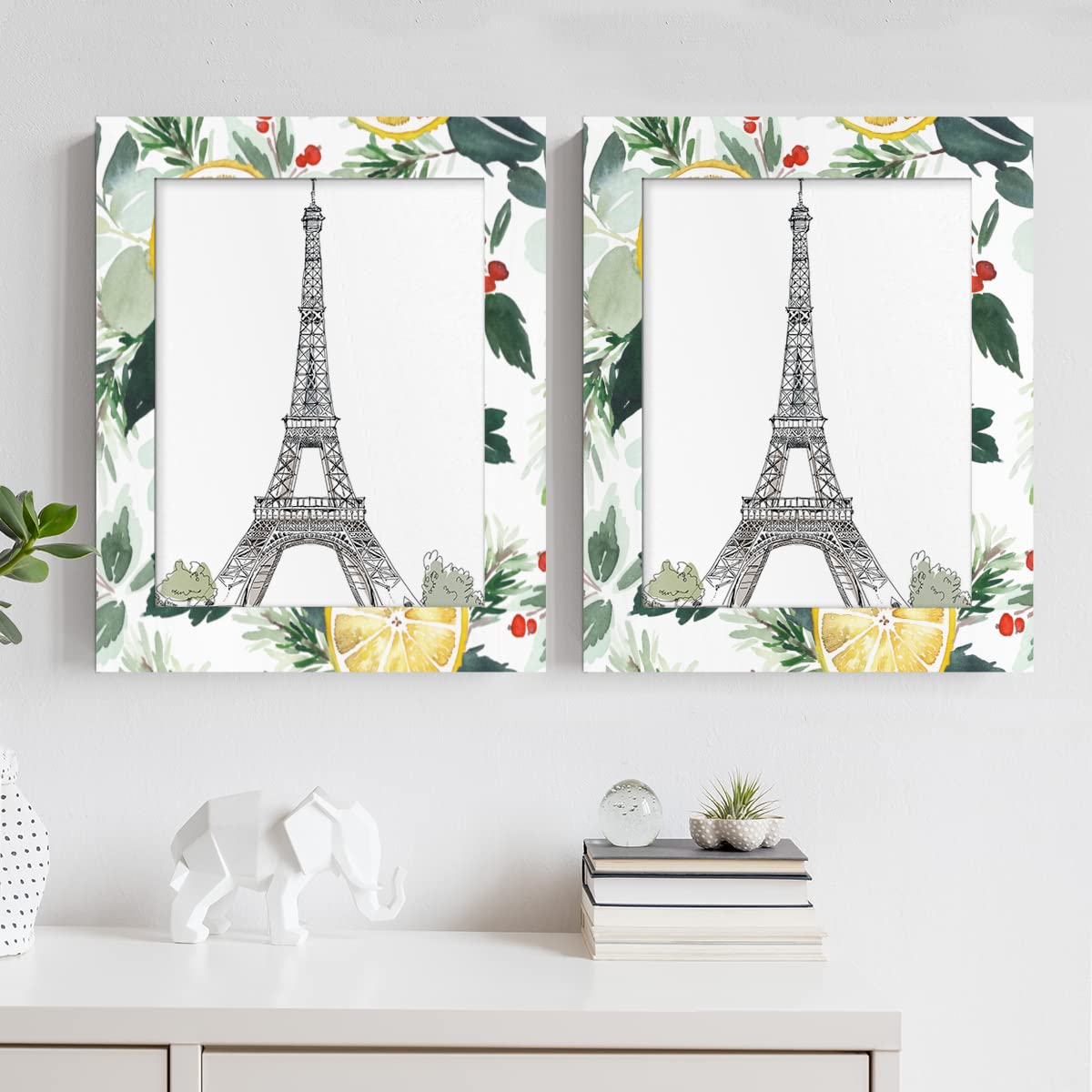 Amazon.co.jp: Lemon カラフルな絵画 2パック 8 x 10インチ 写真