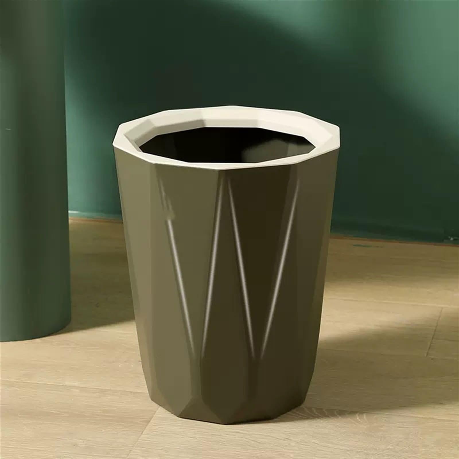 Papelera Cesta de papel de desecho de gran capacidad for el hogar, baño, cocina, sala de estar, dormitorio, oficina, baño, cesta de papel de desecho de moda Papelera De Cocina(B)