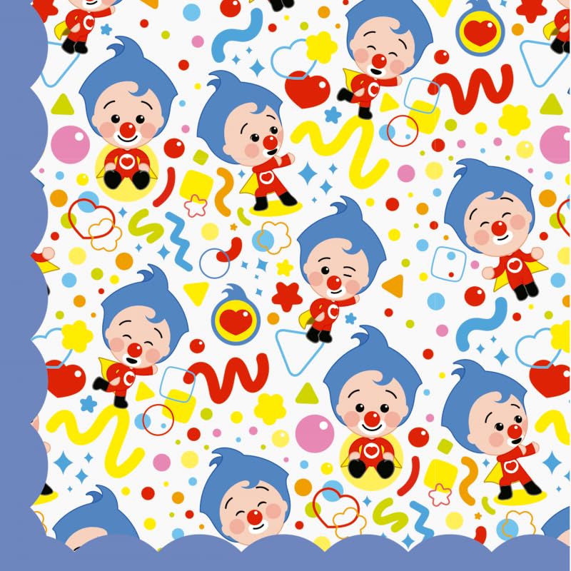 BeenSmile, Guardanapos de palhaço Plim Plim, guardanapos de papel, artigos de festa, festas infantis, celebrações e aniversários, 20 unidades 33 cm