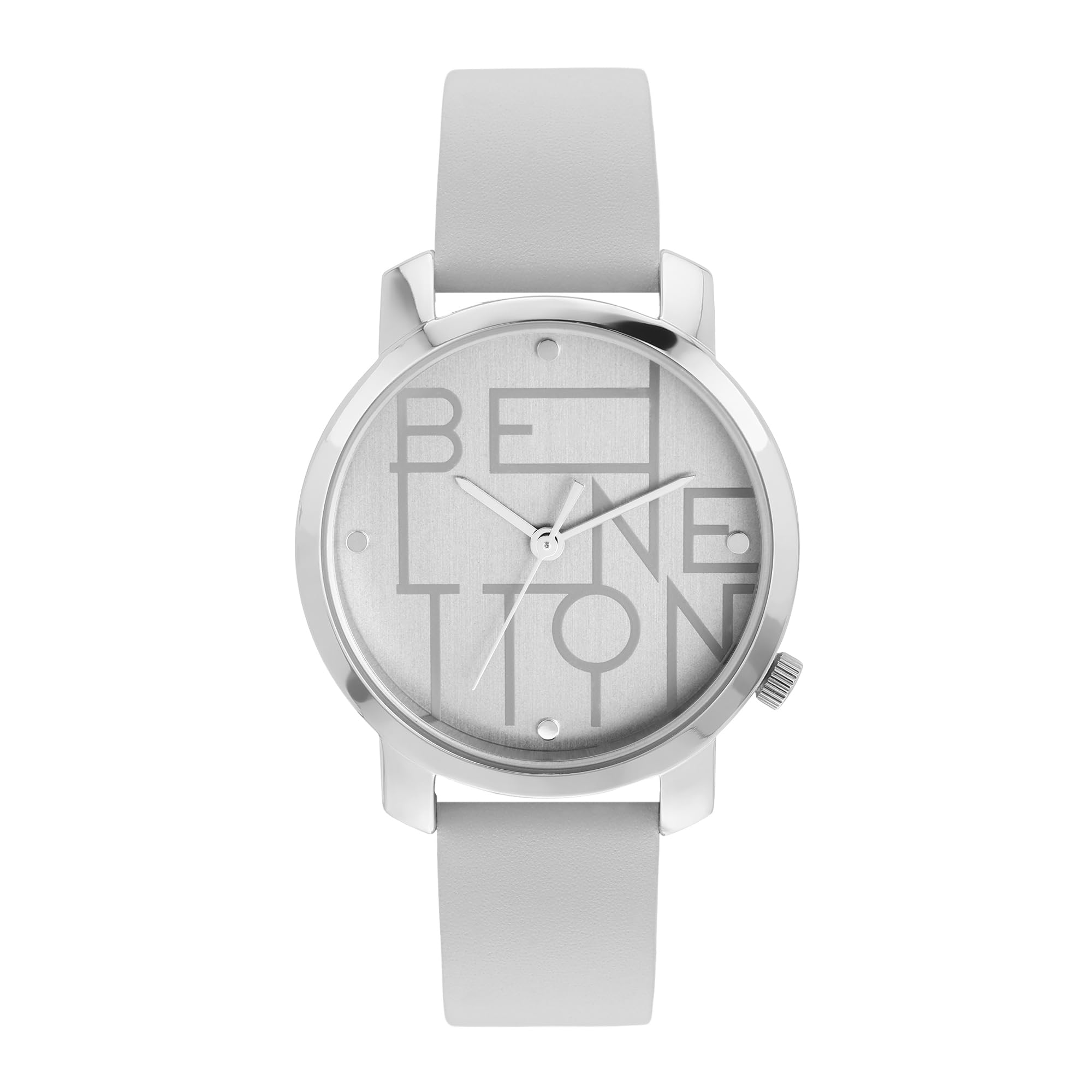 UNITED COLORS OF BENETTON Women Silver Round Brass Dial Analogue Watch- UWUCL0703 (B0CP8822WR) Amazon Price History, Amazon Price Tracker