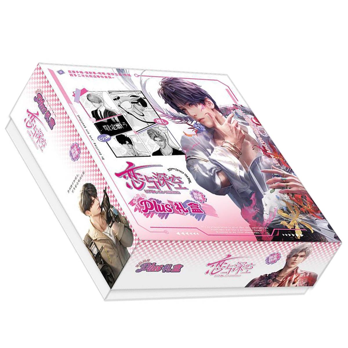 36 Love Deepspace Collections Lucky Box | Game Figure Keychain, Stickers, Badges, Poster, Cards, Curriculum | Qinche Sylus Rafayel Merch Box Set