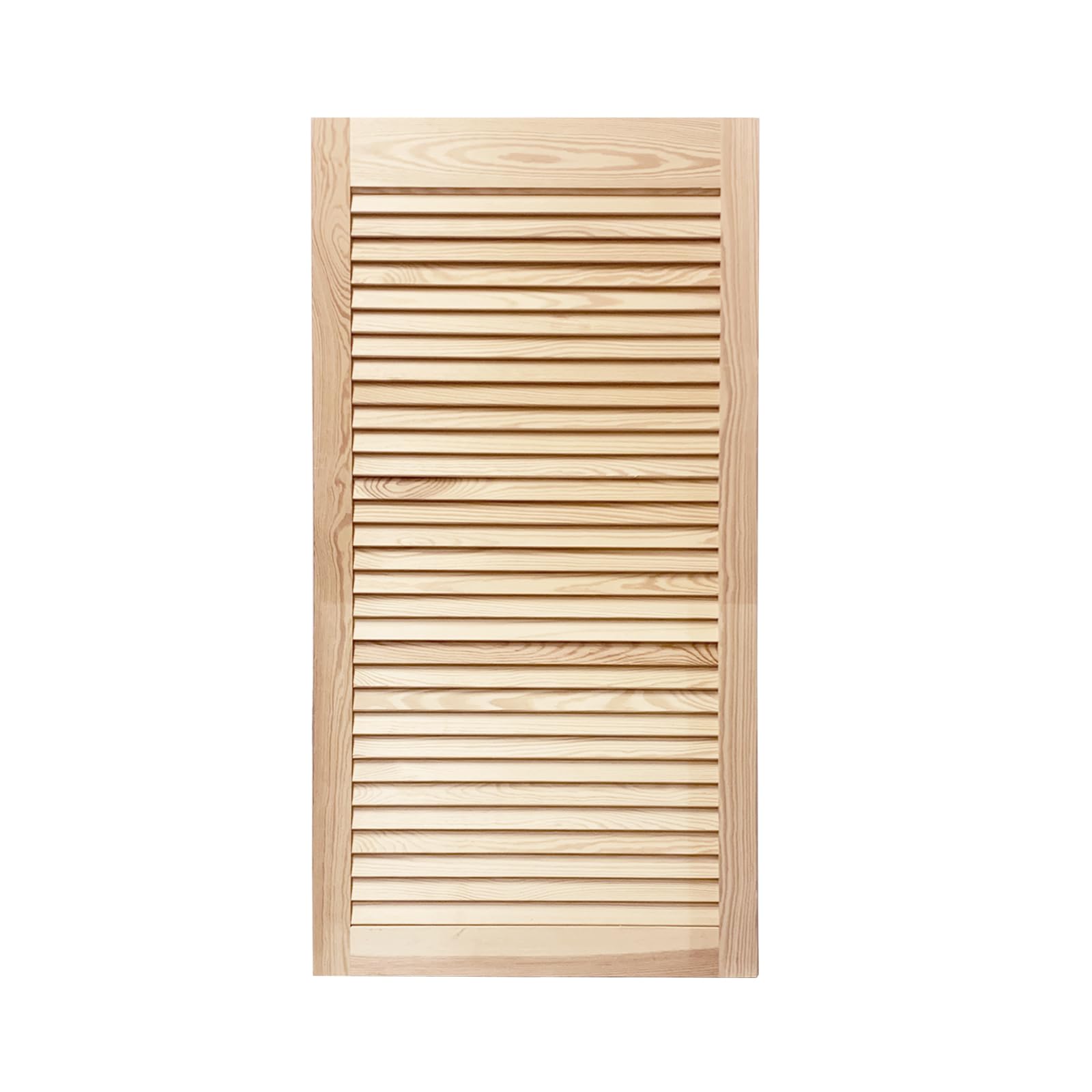 Onlywood Antine in Legno Massello Naturale - Sportello in Legno struttura a Persiana - Ante per cucina muratura o per creare mobili fai da te 494 x 993 h. mm