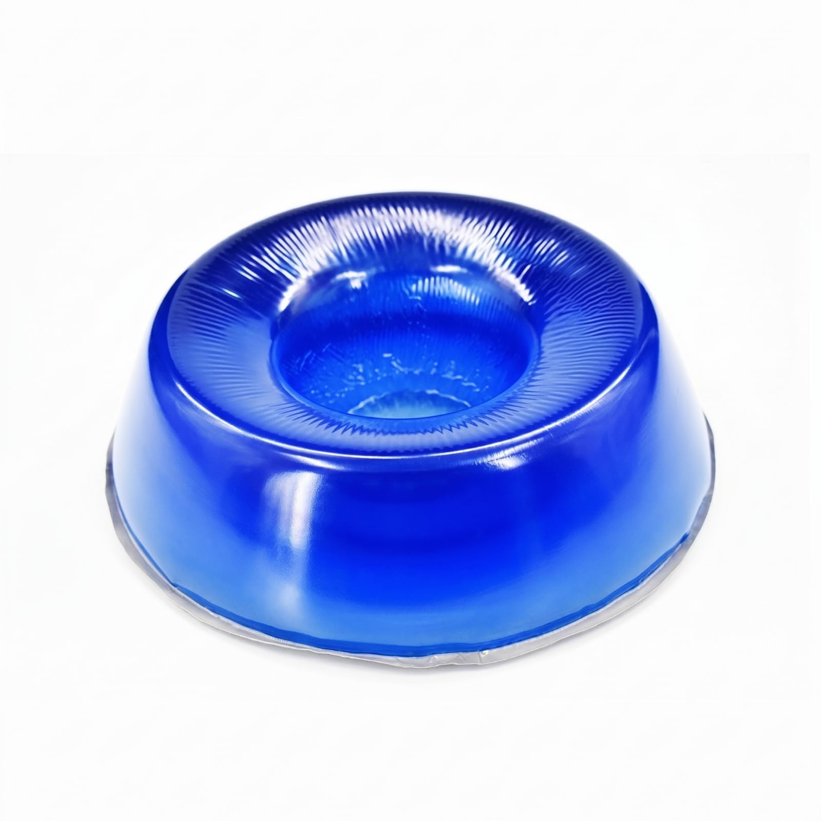 Gralara Coussin Annulaire Silicone Translucide Matériel Médical Surface Lisse Aide Médicale, Bleu, 210 50mm Cercle Intérieur 80mm