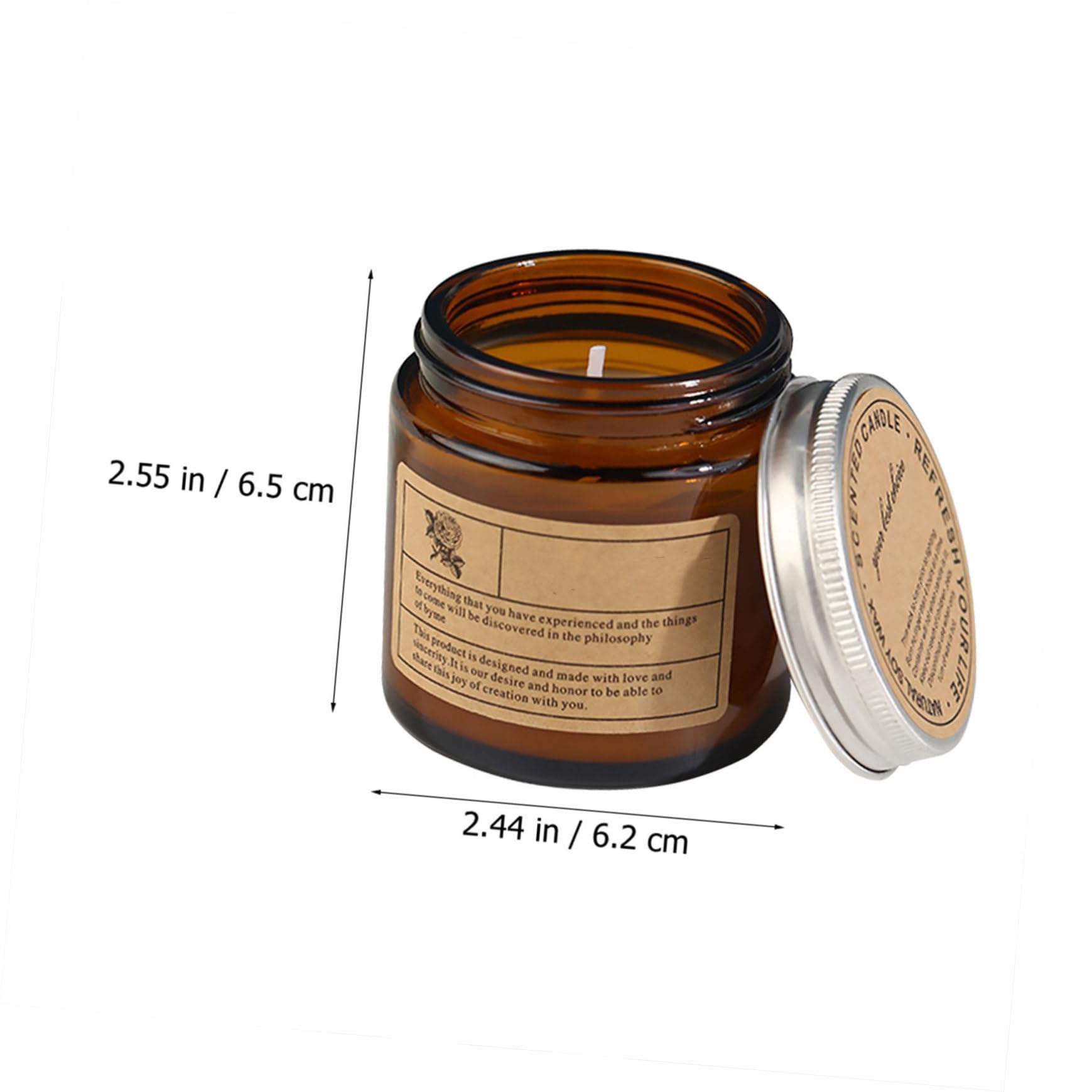 Bezpłomieniowa Świeca Zapachowa Do Domu 80 Ml Świeca Ręcznie Robiona Róża Sandałowiec Na Dekorację Świąteczną