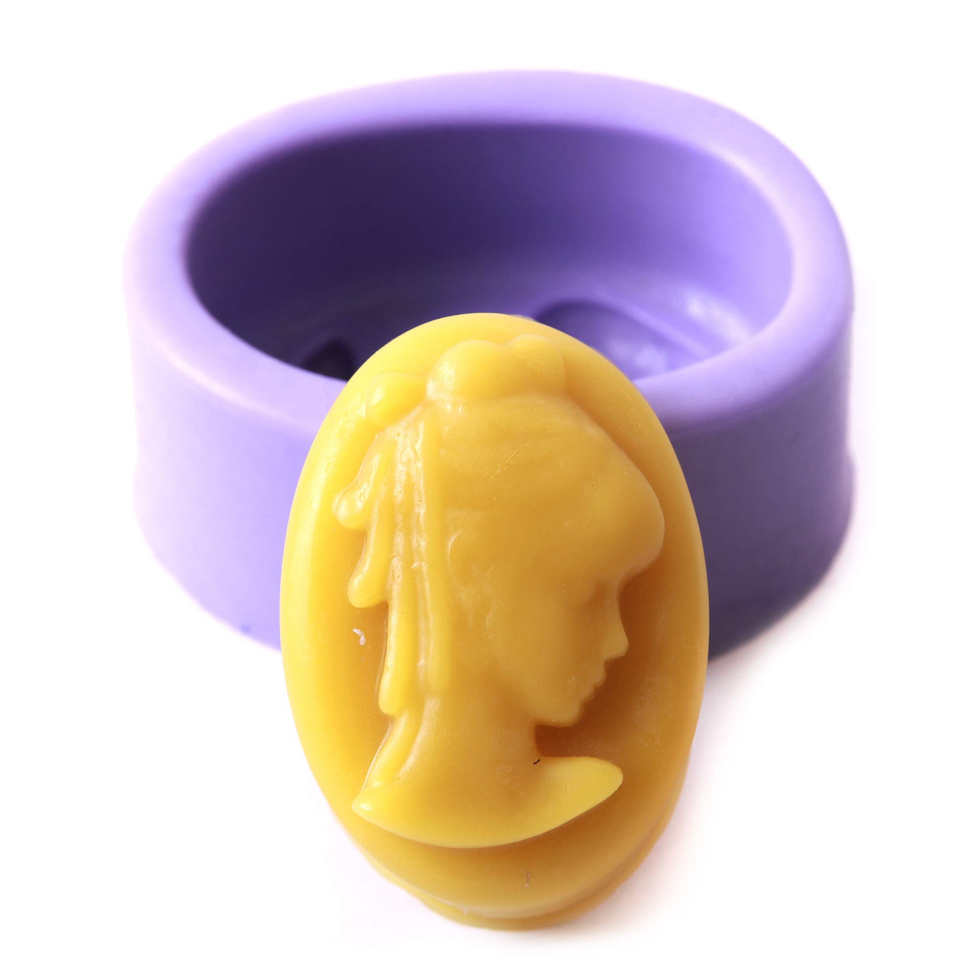 Moule silicone camée moulage résine époxy et cabochon