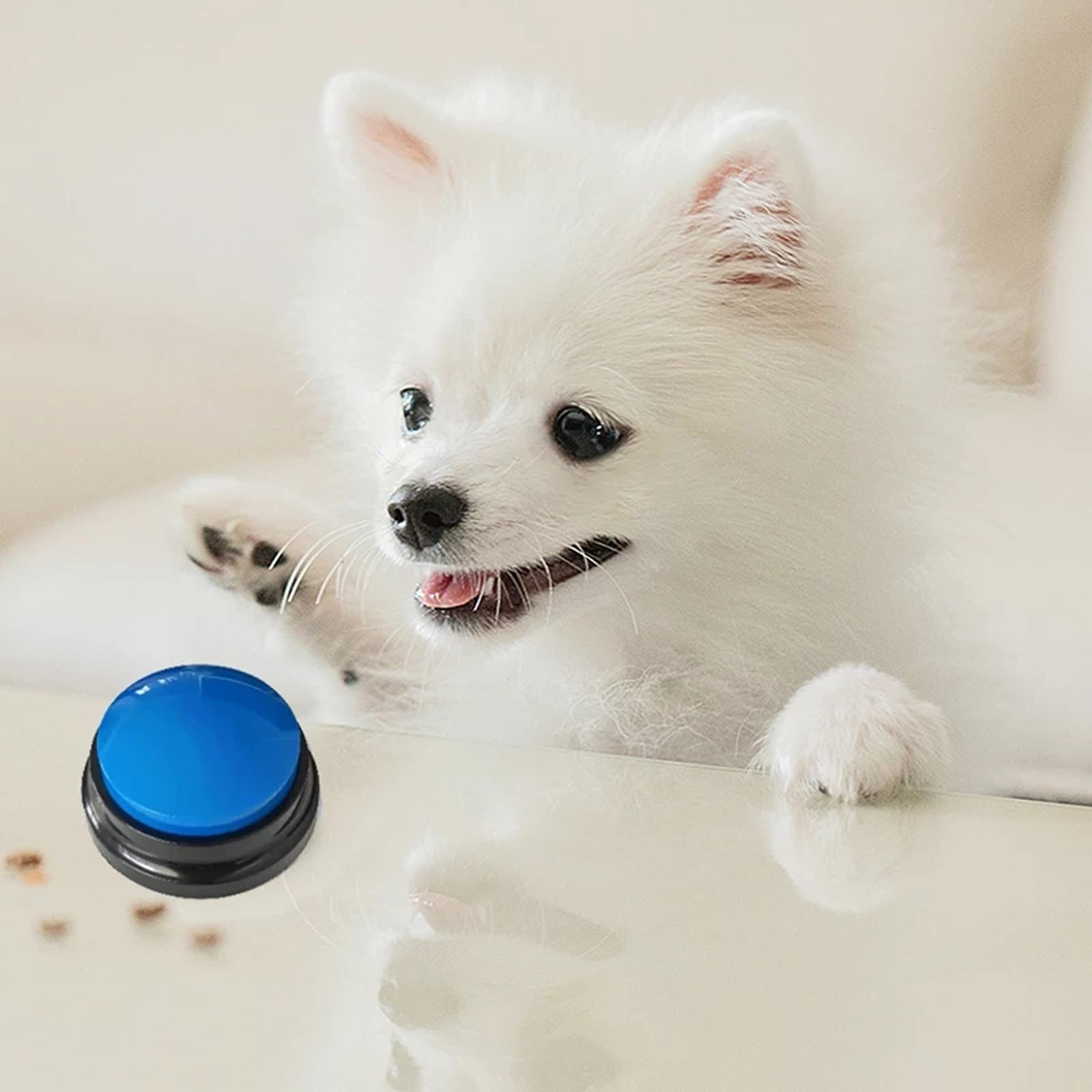 Botones Perro Hablar,Campanas De Entrenamiento para Mascotas,Interactivos Perros Campanas Timbre, con Comandos De Grabación De Voz
