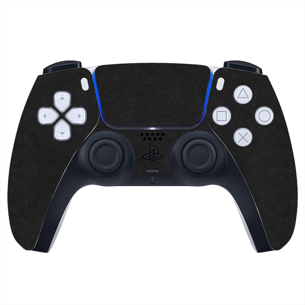 GADGETSWRAP Premium Material Skin Sticker Decal Compatible with PS5 Controller - Black Leather (B0B1HQQ7V2) Amazon Price History, Amazon Price Tracker