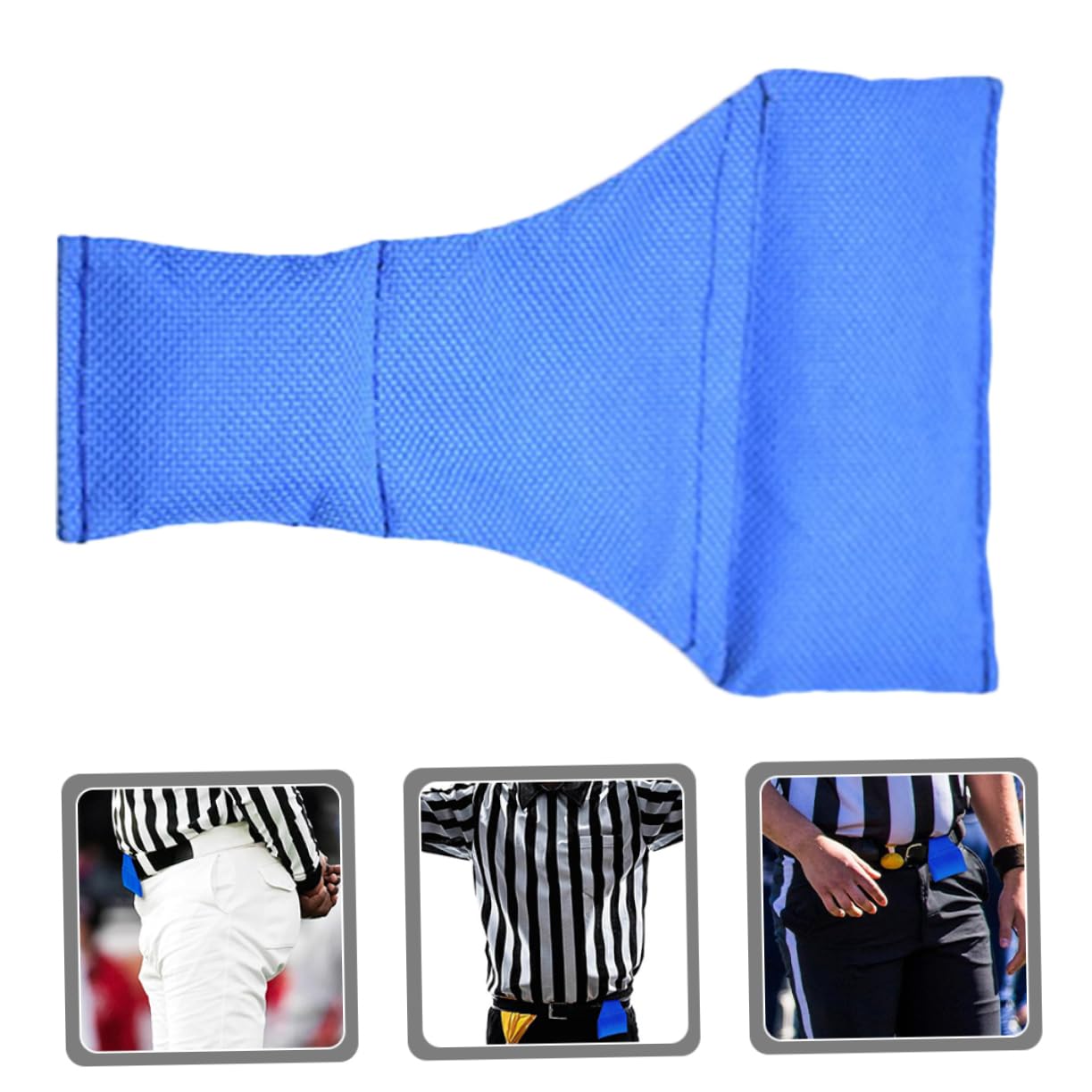 Toddmomy Fußball-Schiedsrichter-Sitzsack Handtasche The Tote Bag Sporttasche mit Fußball-Schiedsrichter-Schiedsrichtertasche Sitzsäcke Spiel Fußball-Sitzsack Sitzsack aus Nylon Blue