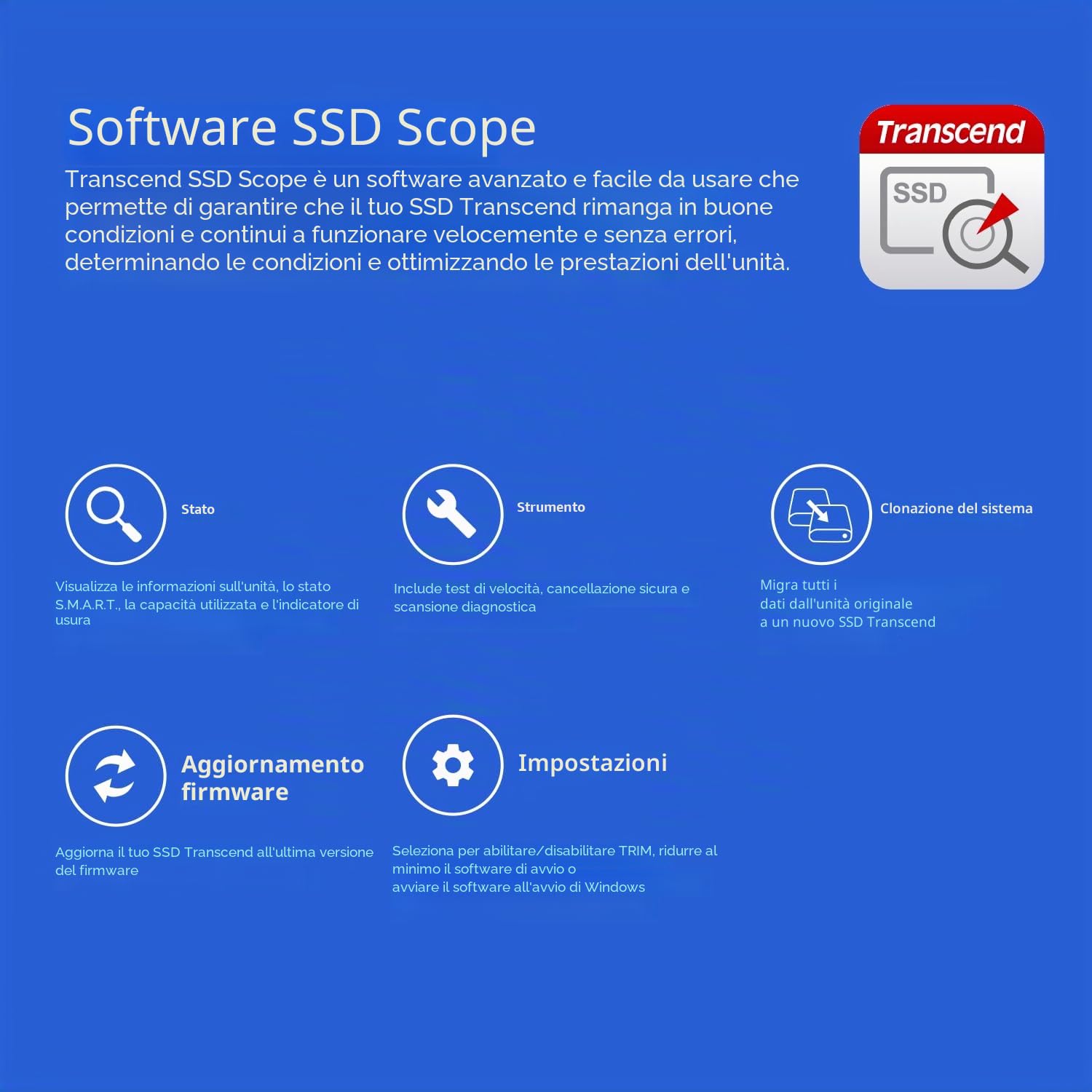 Transcend SSD interno da 1 TB SSD230S SATA III 6 Gb/s 2,5 pollici, memoria 3D TLC NAND con cache DRAM - TS1TSSD230S