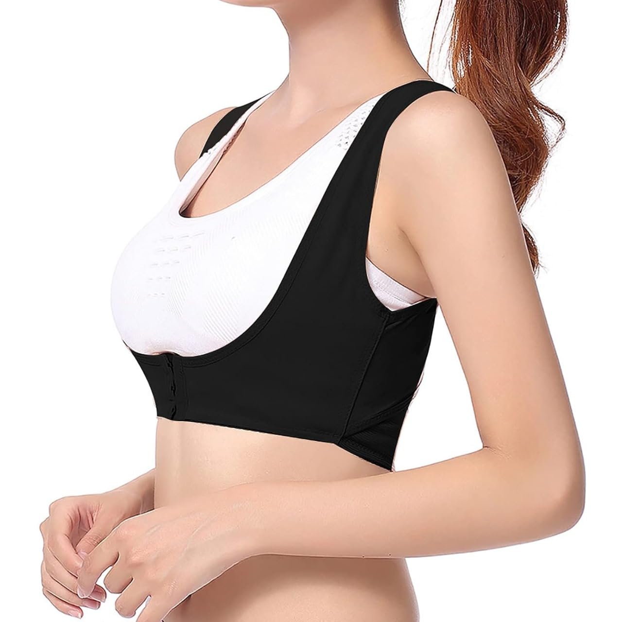 Posture Corrector for Women, Posture Corrector Belt Spinal Cord Posture Support, Adjustable Physical Therapy Posture Invisible Within Back Brace for Men or Women, Shoulder, Neck Pain Relief, LARGE