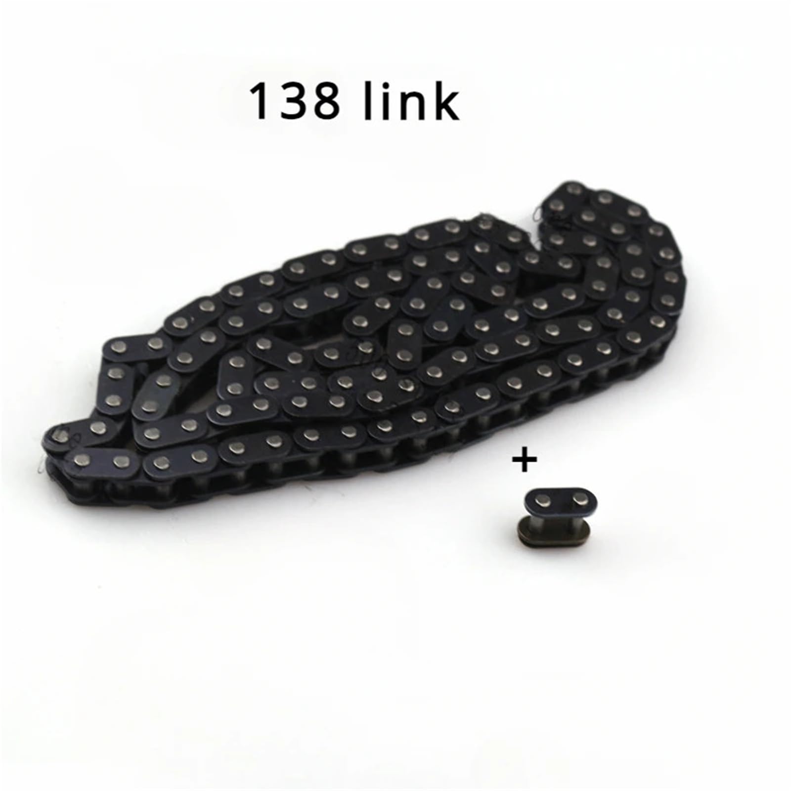 Antriebsketten T8F Kette 130/132/134/136/138/140 Links Fit Für Mini Dirt Bike Quad ATV 47cc 49cc Minimoto Pocket-Bikes Motorrad Kette(138 link)
