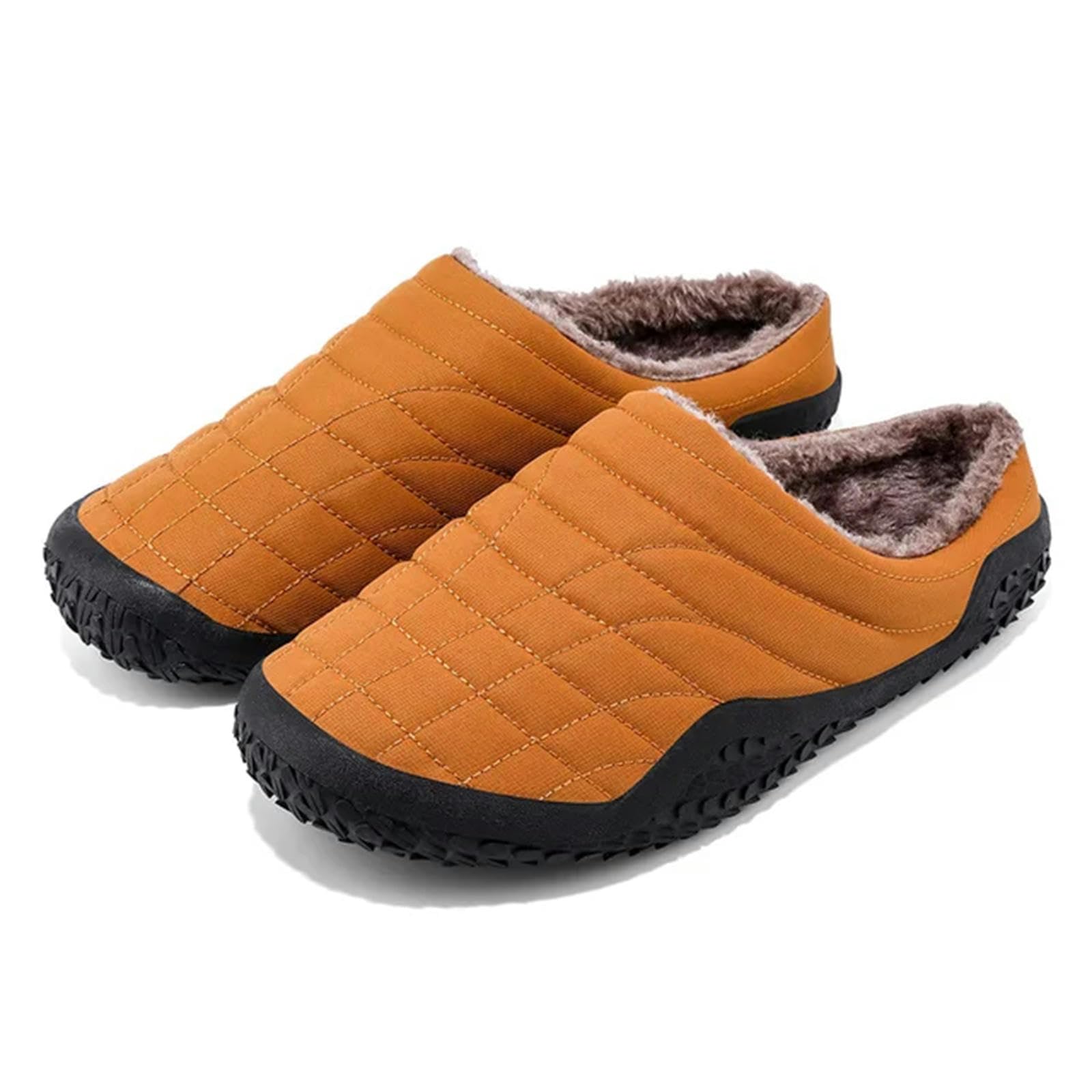 MdybF Pantofole Invernali Slides for Men Platform Platform Pantofole Comode Selvagge Traspirabili più Velluto Mantieni