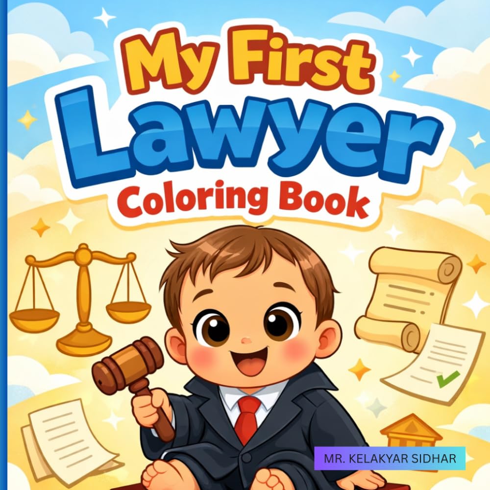 Future Lawyer Coloring Book: Little Lawyer Coloring Book for Kids