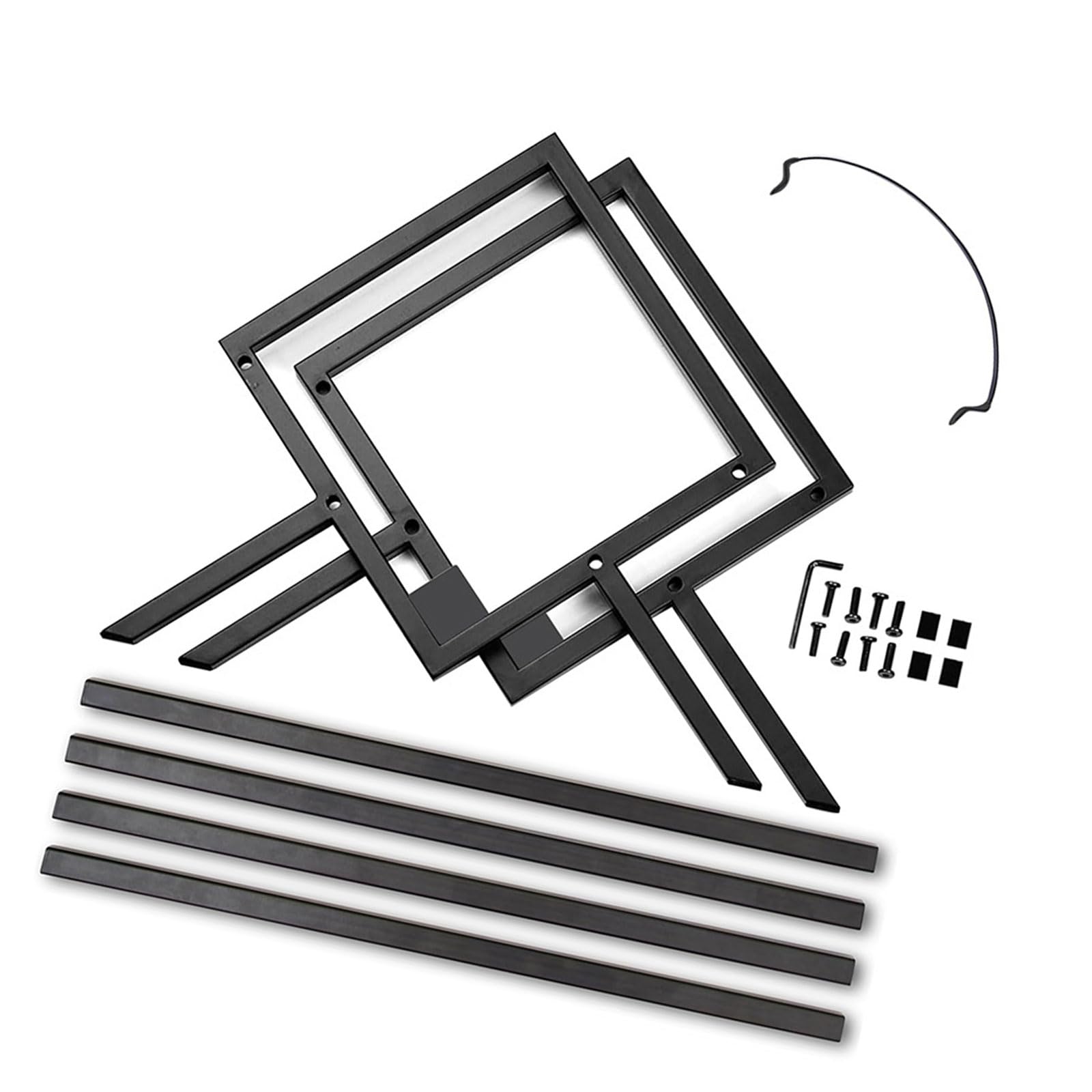 TFAOYS Portable Record Storage Stand with Sturdy Metal Base Multipurpose Desktop Organizers Rack for Records Holder Use Records