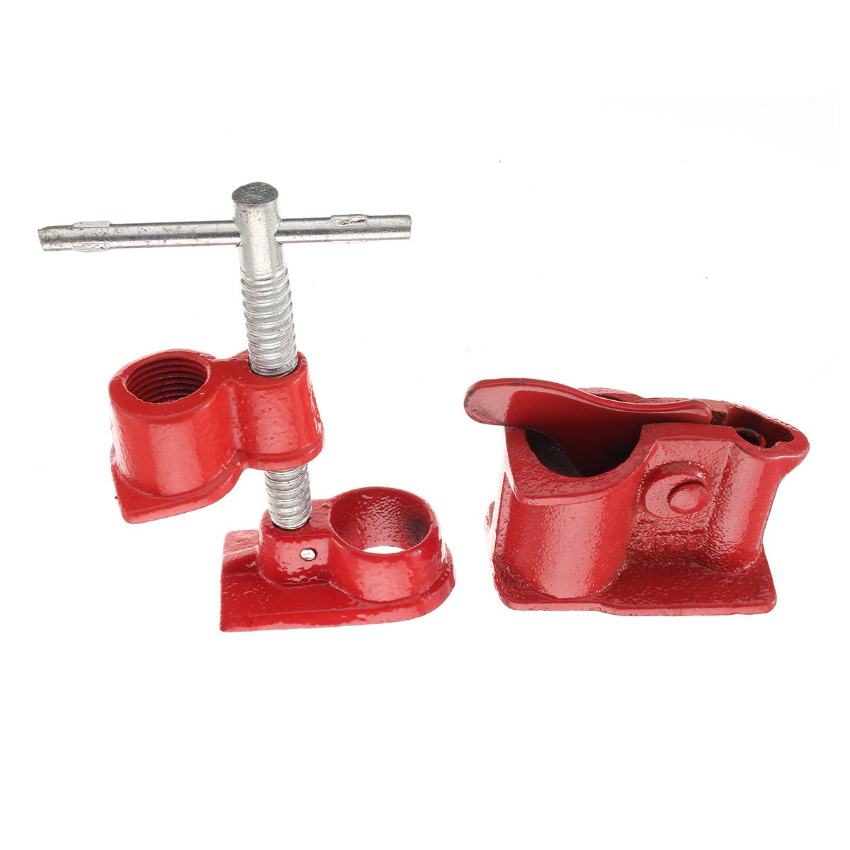 RanDal 1/2 Pollici 3/4Inch Legno Incollaggio Tubo Morsetto Set Heavy Duty Pro Lavorazione Del Legno Ghisa - 3/4 A
