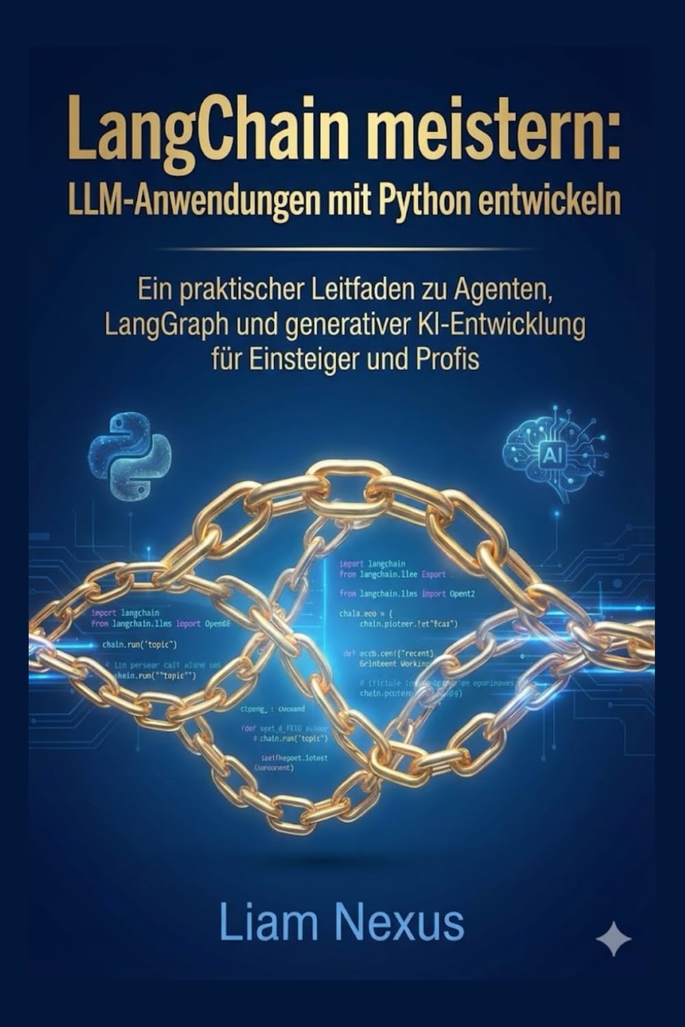 LangChain meistern: LLM-Anwendungen mit Python entwickeln: Ein praktischer Leitfaden zu Agenten, LangGraph und generativer KI-Entwicklung für Einsteiger und Profis