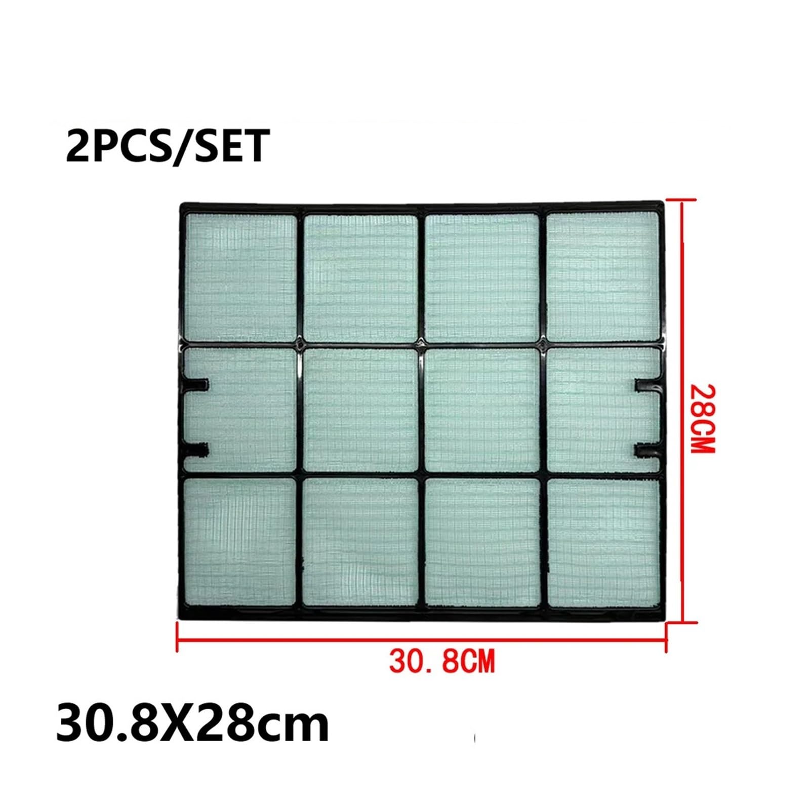 2 PZ/SET, Compatibile For Daikin, 30.8X28 Cm 160256J 1P13615-2 Filtro Aria Condizionata Originale Mini Tipo Versato Aria Condizionata Schermo Antipolvere