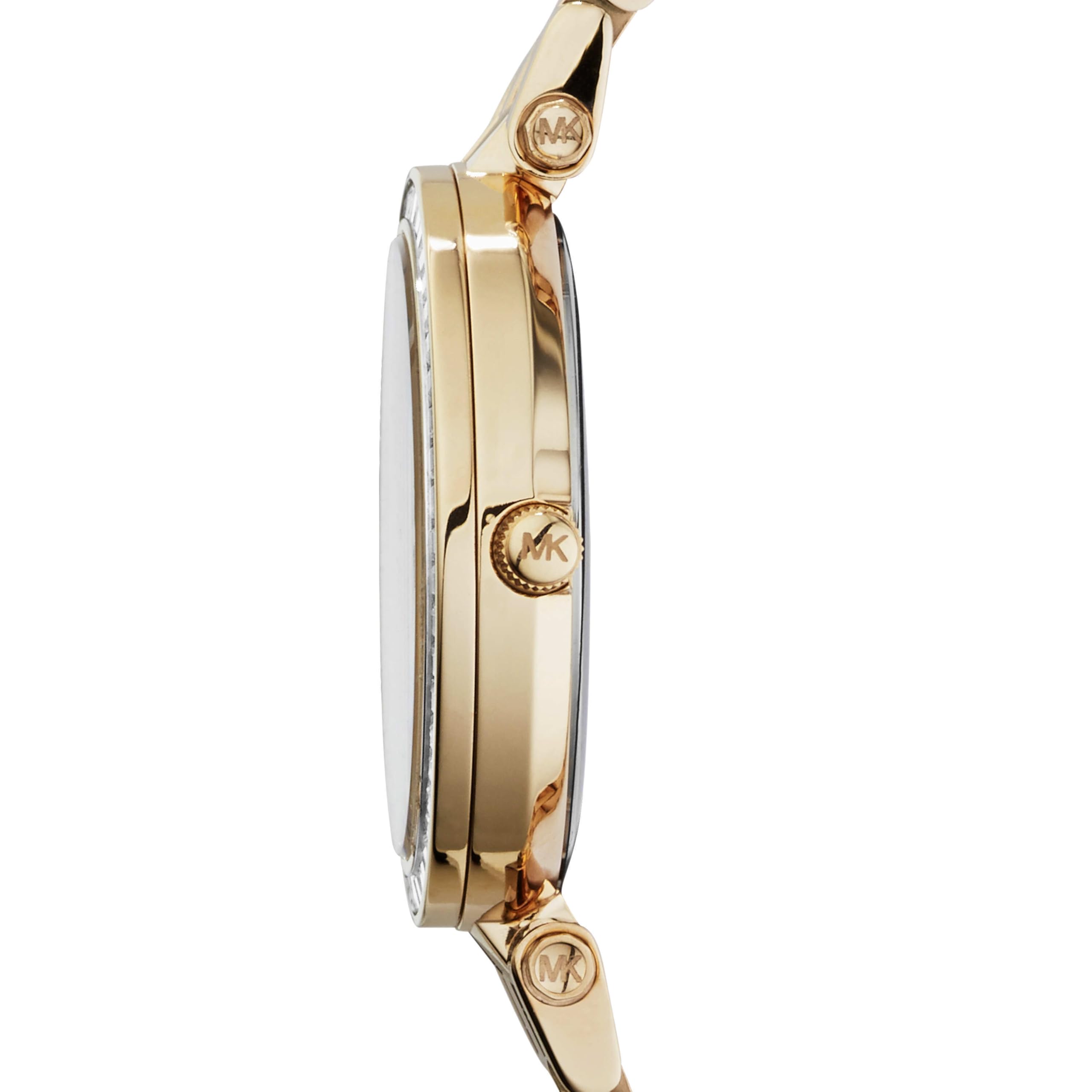 Michael Kors Reloj Darci para Mujer, Movimiento de Cuarzo de Tres Agujas en Tono Dorado con Correa de Acero Inoxidable
