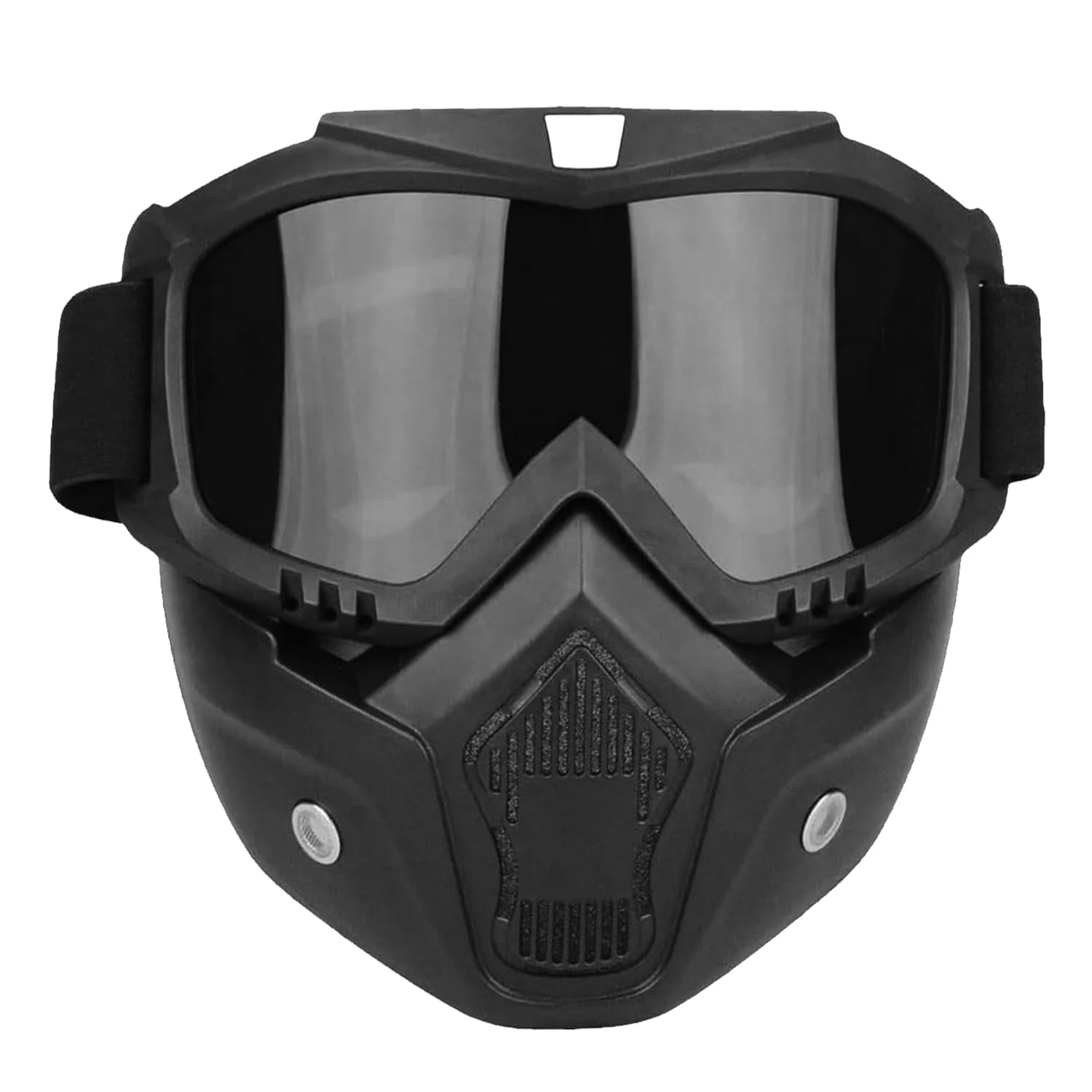 Urdhvamurti Reusable Goggle Mask Anti Scratch Uv Protective Face & Eyewear Windproof Dirt Shield with Soft Foam Padded Detachable Mouth Filter for Cycling Bike Off Road Racing Ride Unisex-image-34