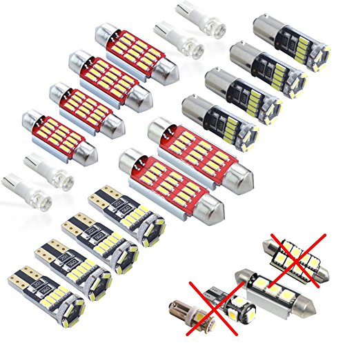 Set de iluminación LED 4014 SMD Interior - 25 unidades Xenon blanco Canbus, no error Aviso