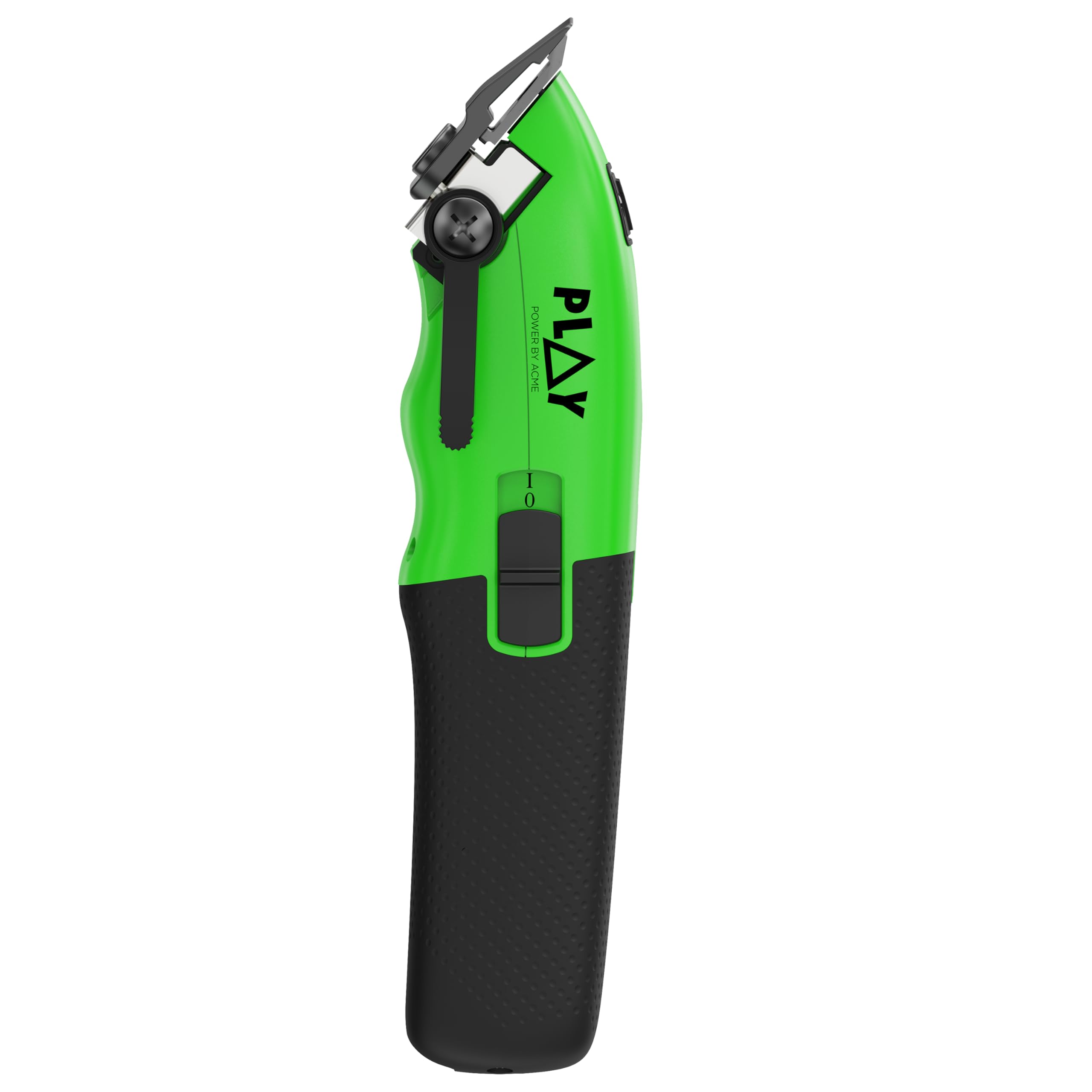 TPOB Play Barber Slime - Cortapelos verde para hombre, 7500 RPM con empuñaduras de goma