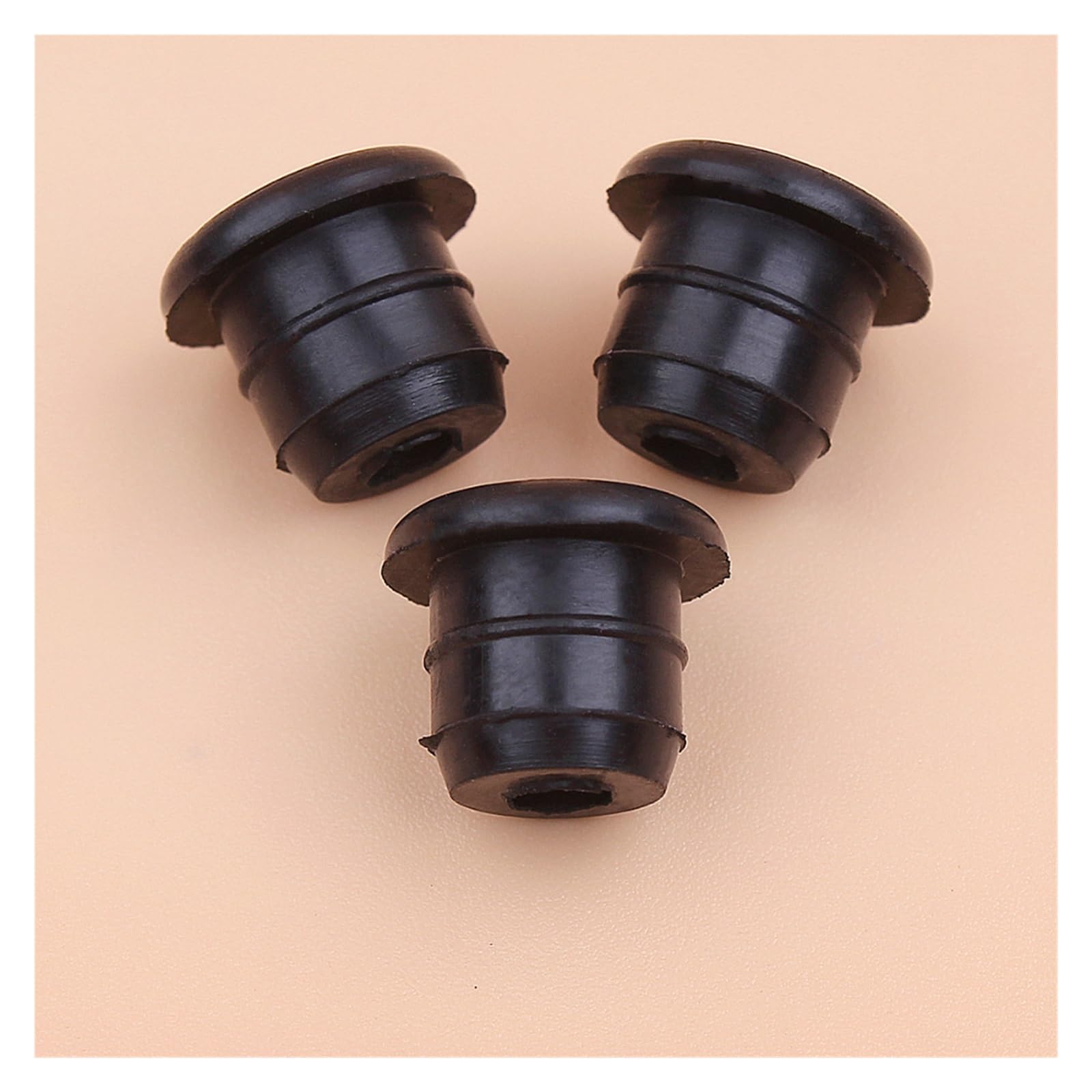 3pcs Chainsaw 2500 Protecting Bush Sleeve Rubber Parts for for Zenoah for Komatsu G2500 25cc Small Saws