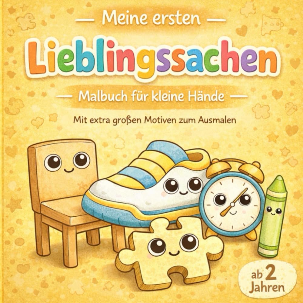 Meine ersten Lieblingssachen: Malbuch für kleine Hände
