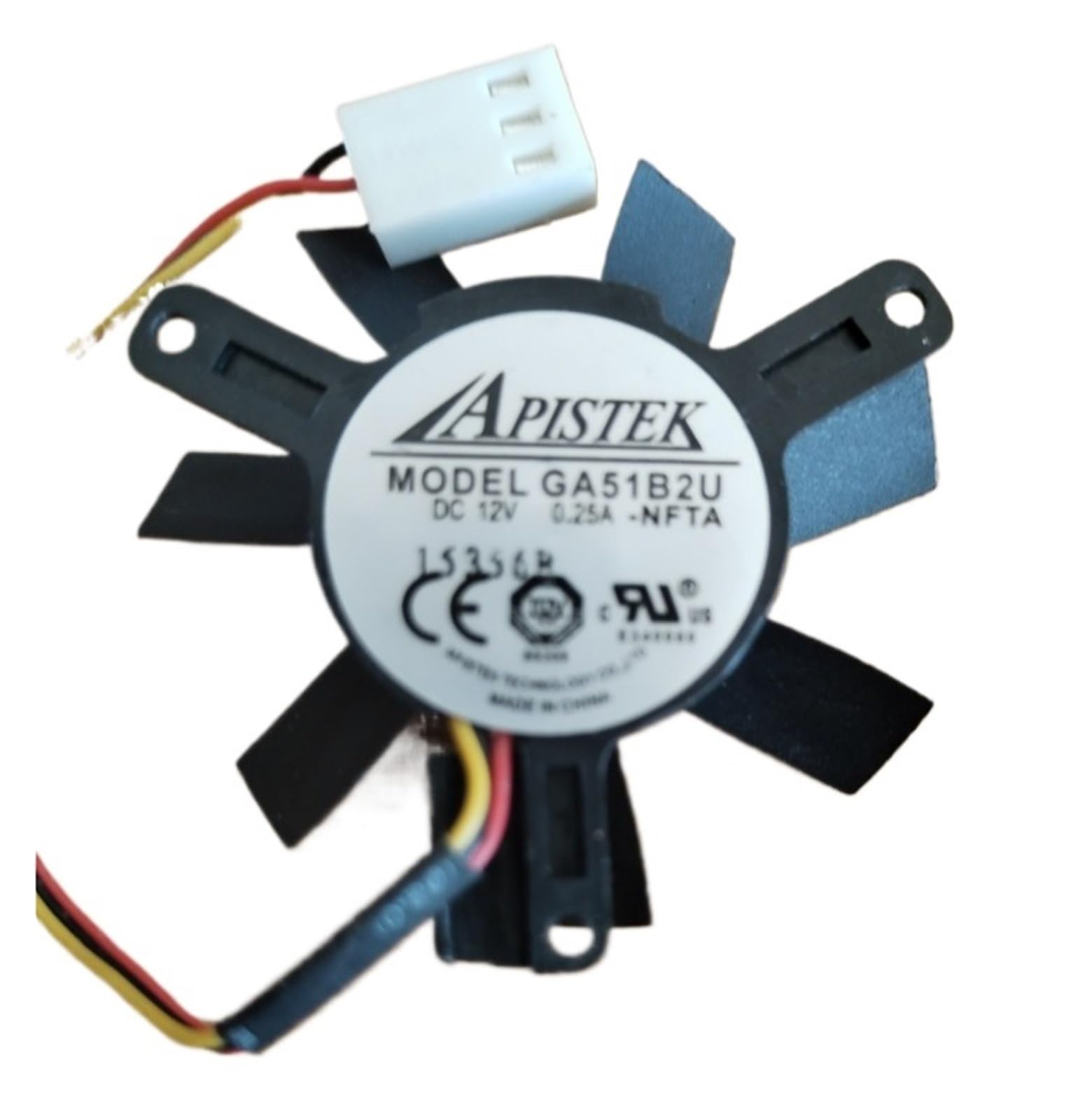 YMUGUEGH GA51B2U 12V 0.25A fan