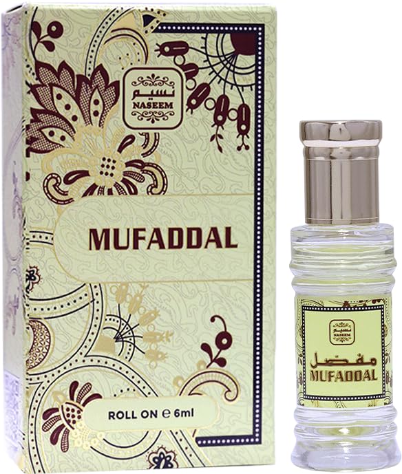 NASEEM Mufaddal Attar Roll On Perfume Oil 6ml | Spicy Leather Gourmand Attar with Caramel & Vetiver | Alcohol-Free-image-29