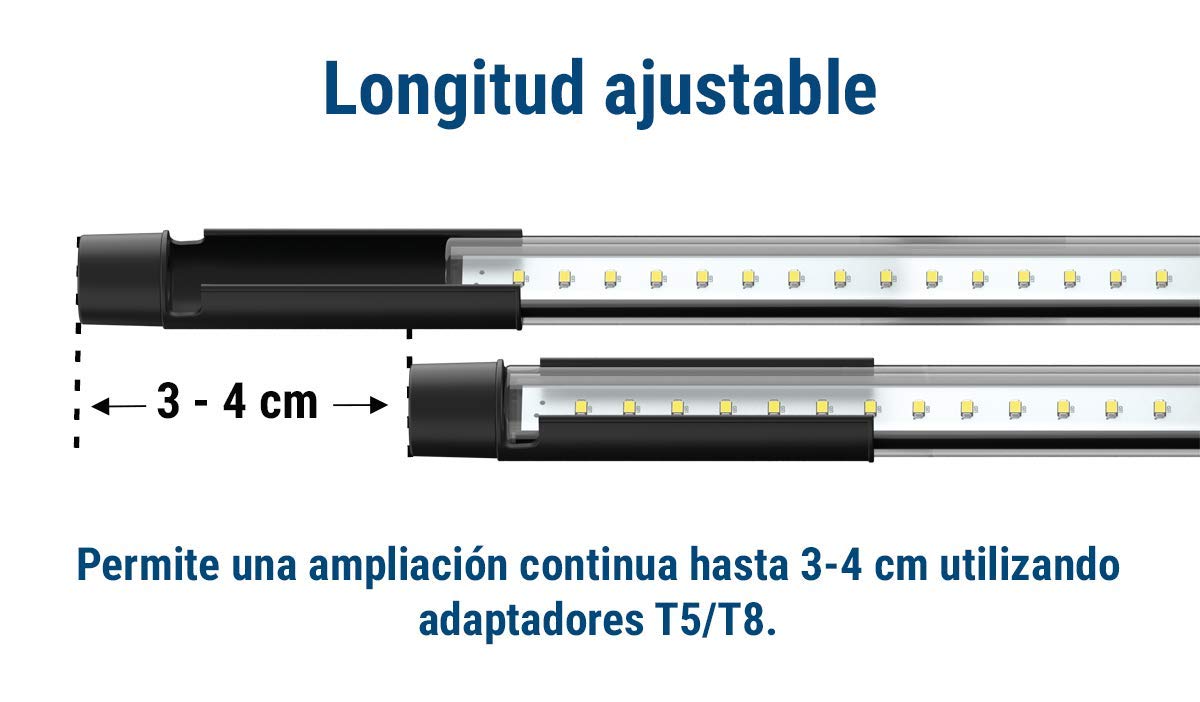 Tetra LightWave 830 Single Light, Lámpara LED de acuario, segundo punto de luz al Tetra LightWave Set Completo, energía eficiente y duradera | Segundo punto de luz al Tetra LightWave Set Completo | Energía eficiente y duradera